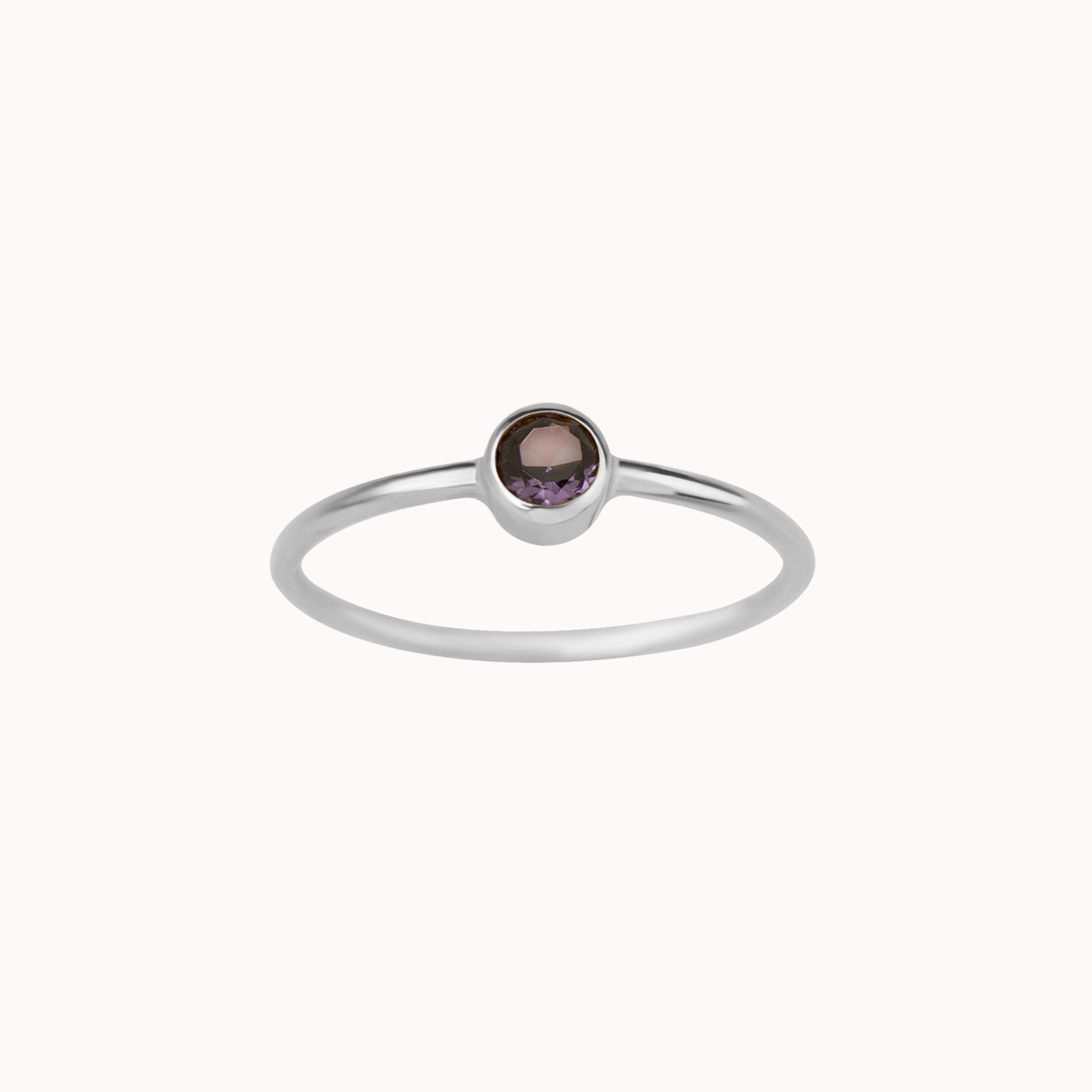February Birthstone Ring ∙ Amethyst