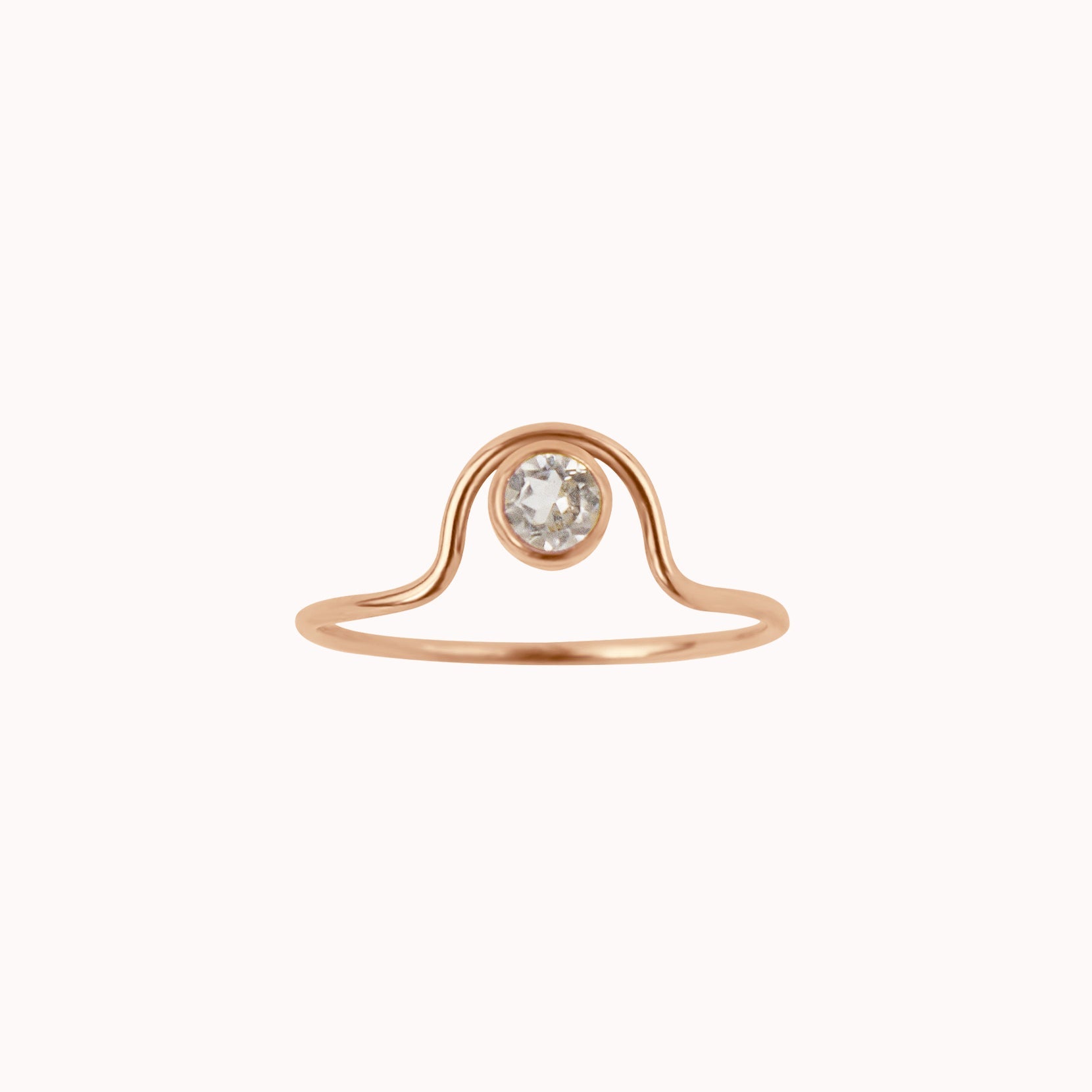 Gemstone Arch Ring