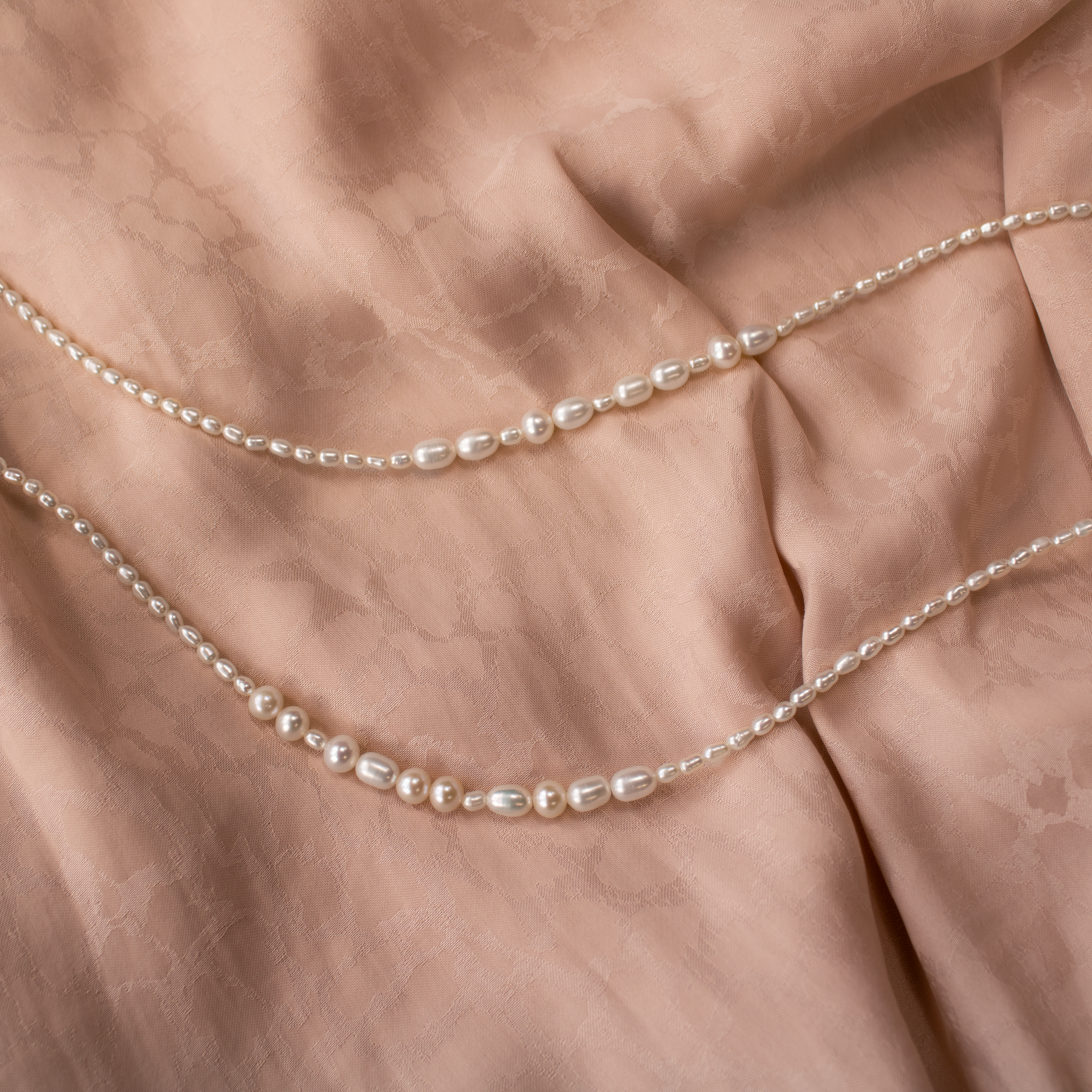 ILY Morse Code Pearl Necklace