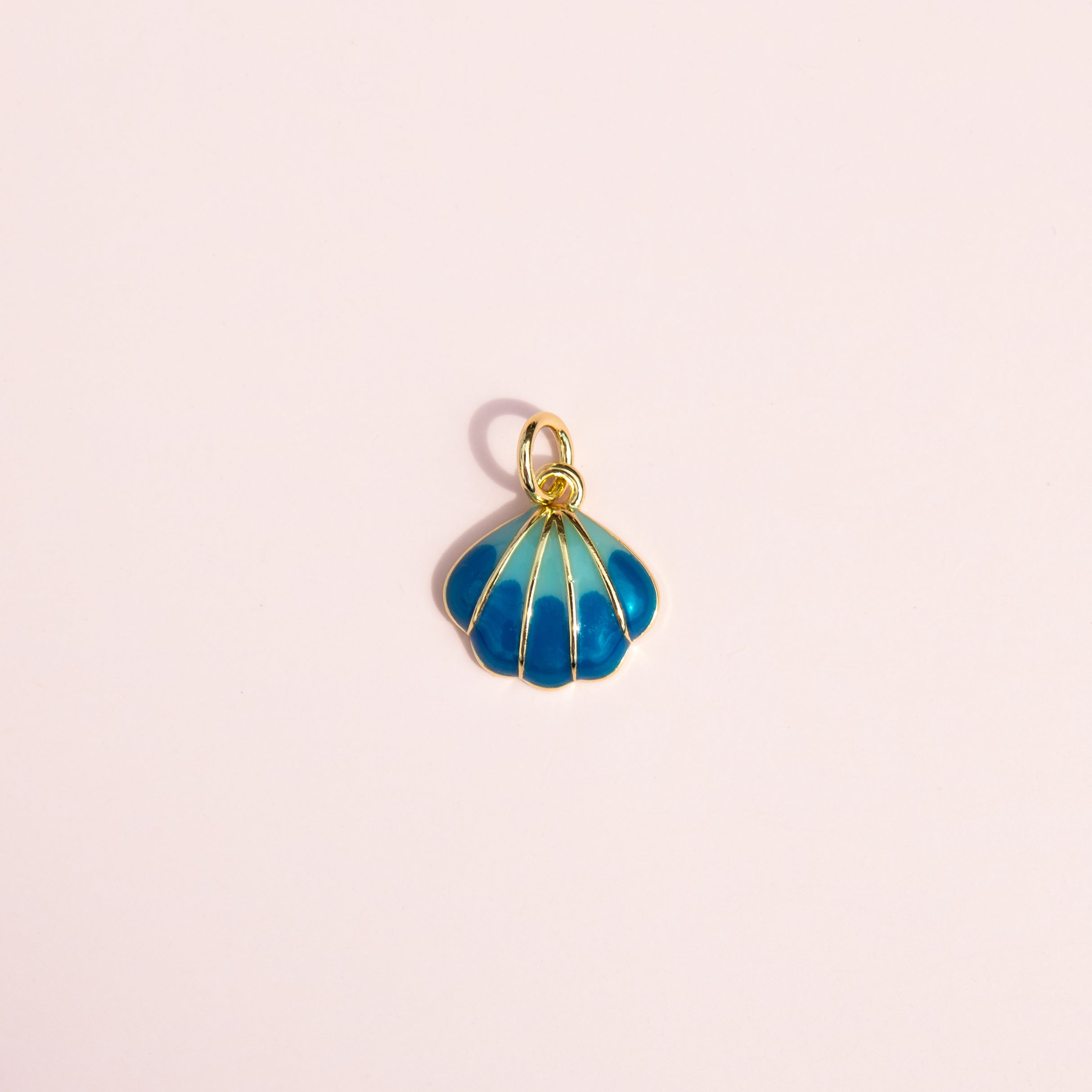 Enamel Seashell Charm