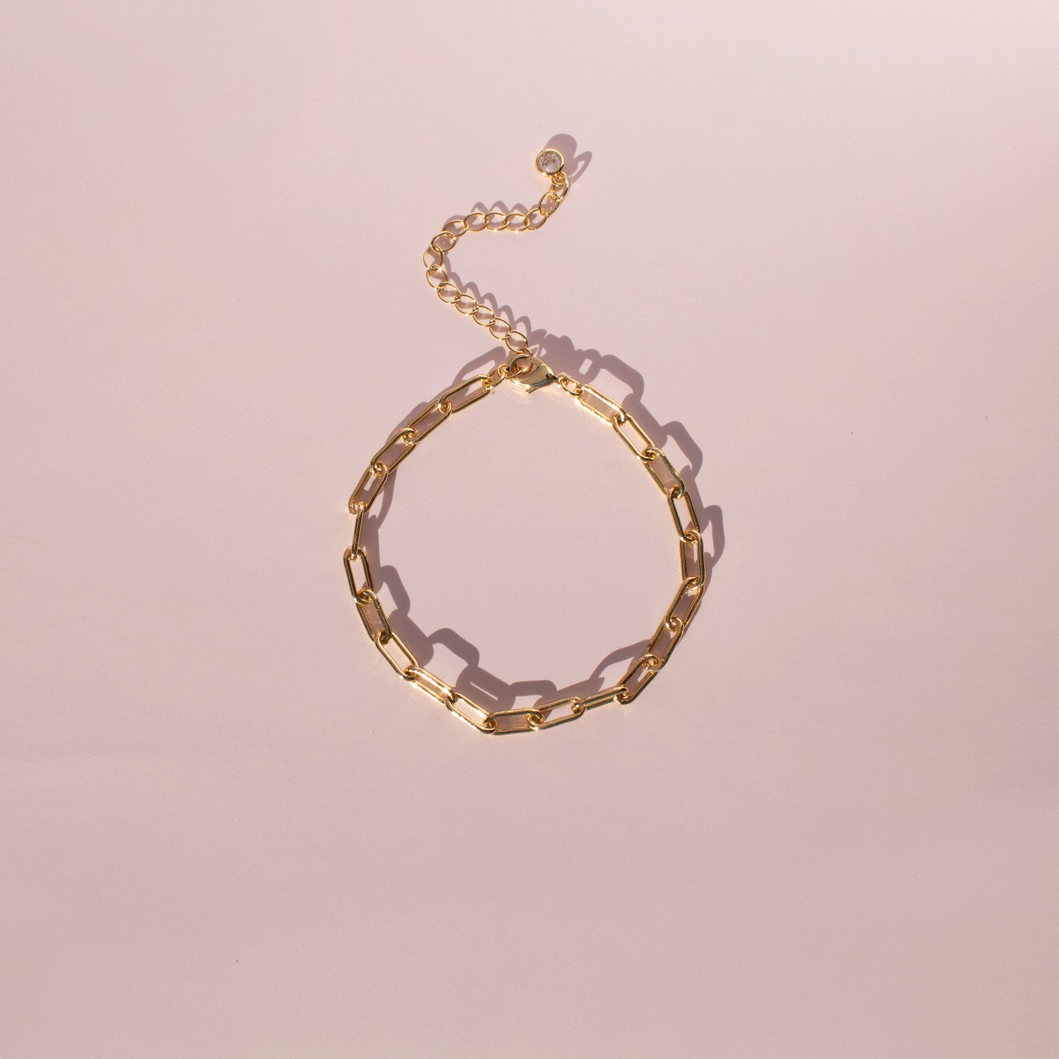 Charm Bar • Linked Paperclip Bracelet