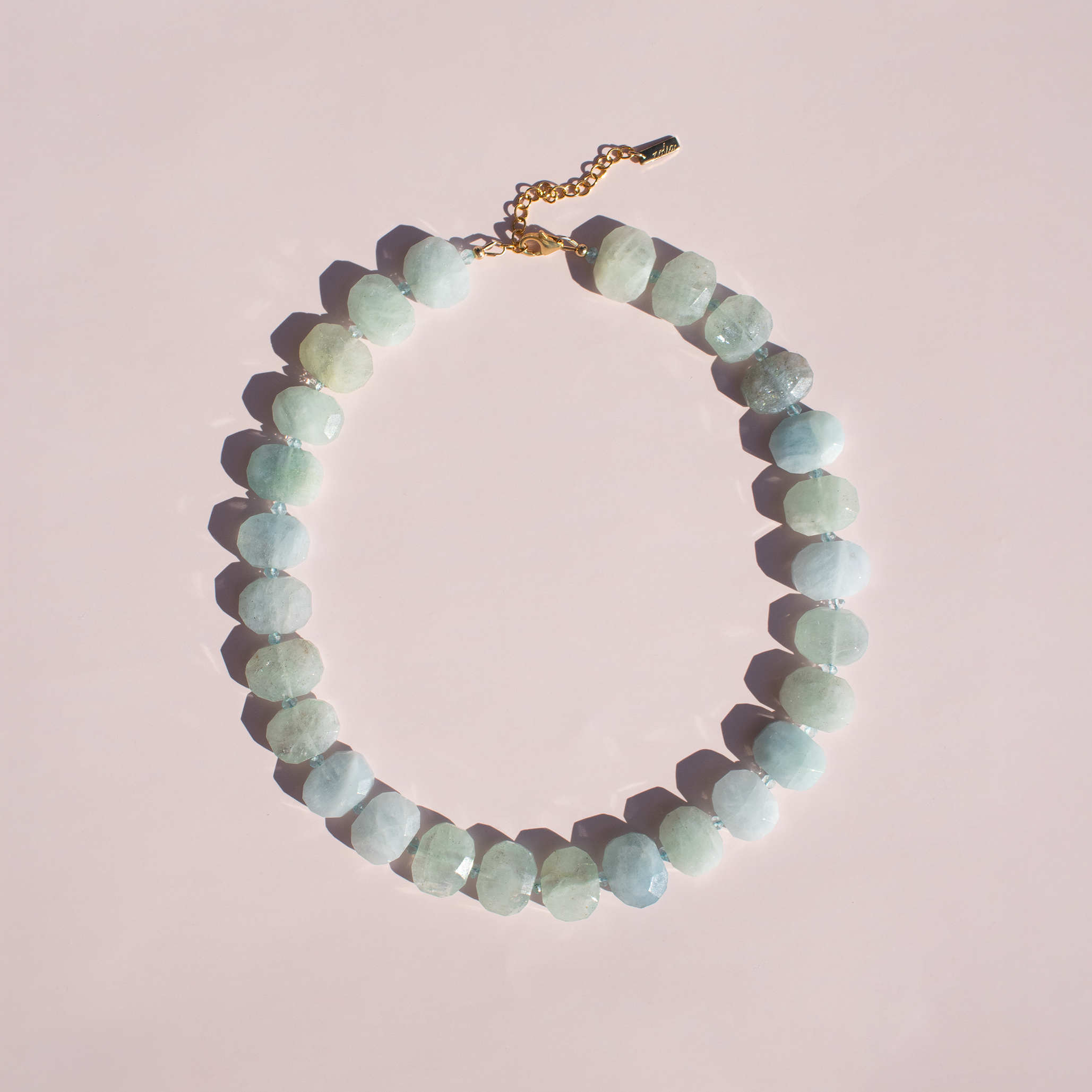 Aquamarine Statement Necklace • Color Coded Collection