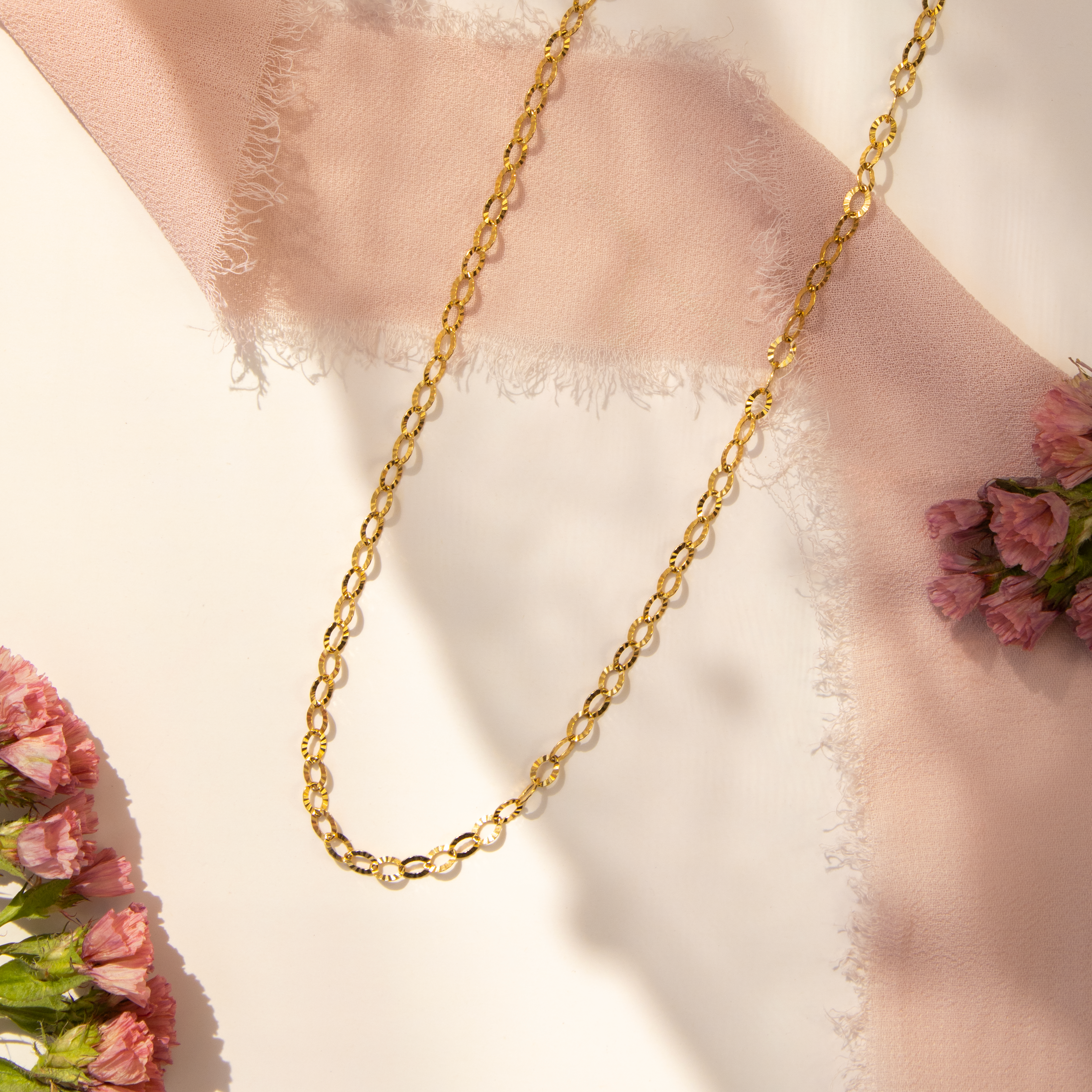 Sunburst Chain Necklace