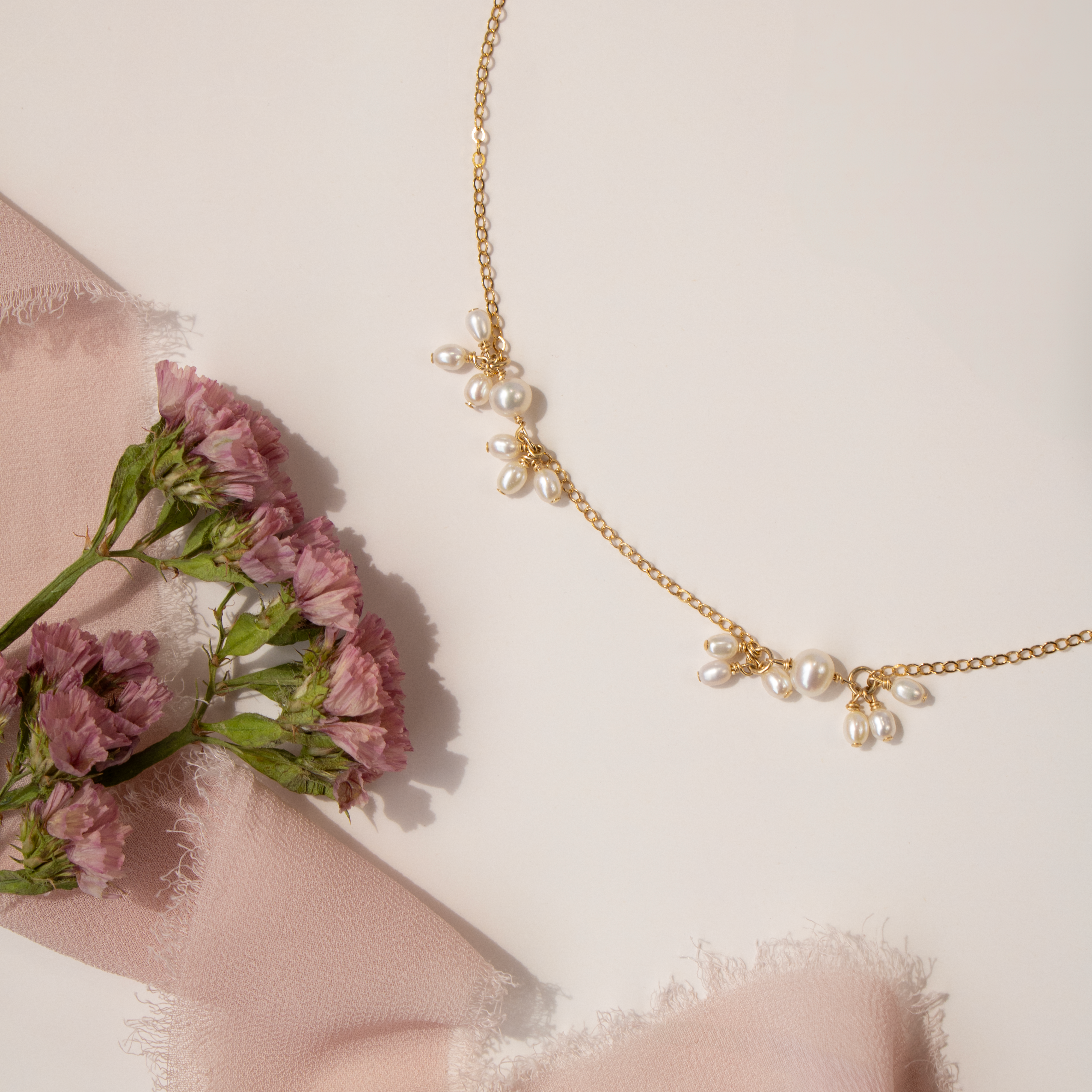 Pearl Blossom Necklace