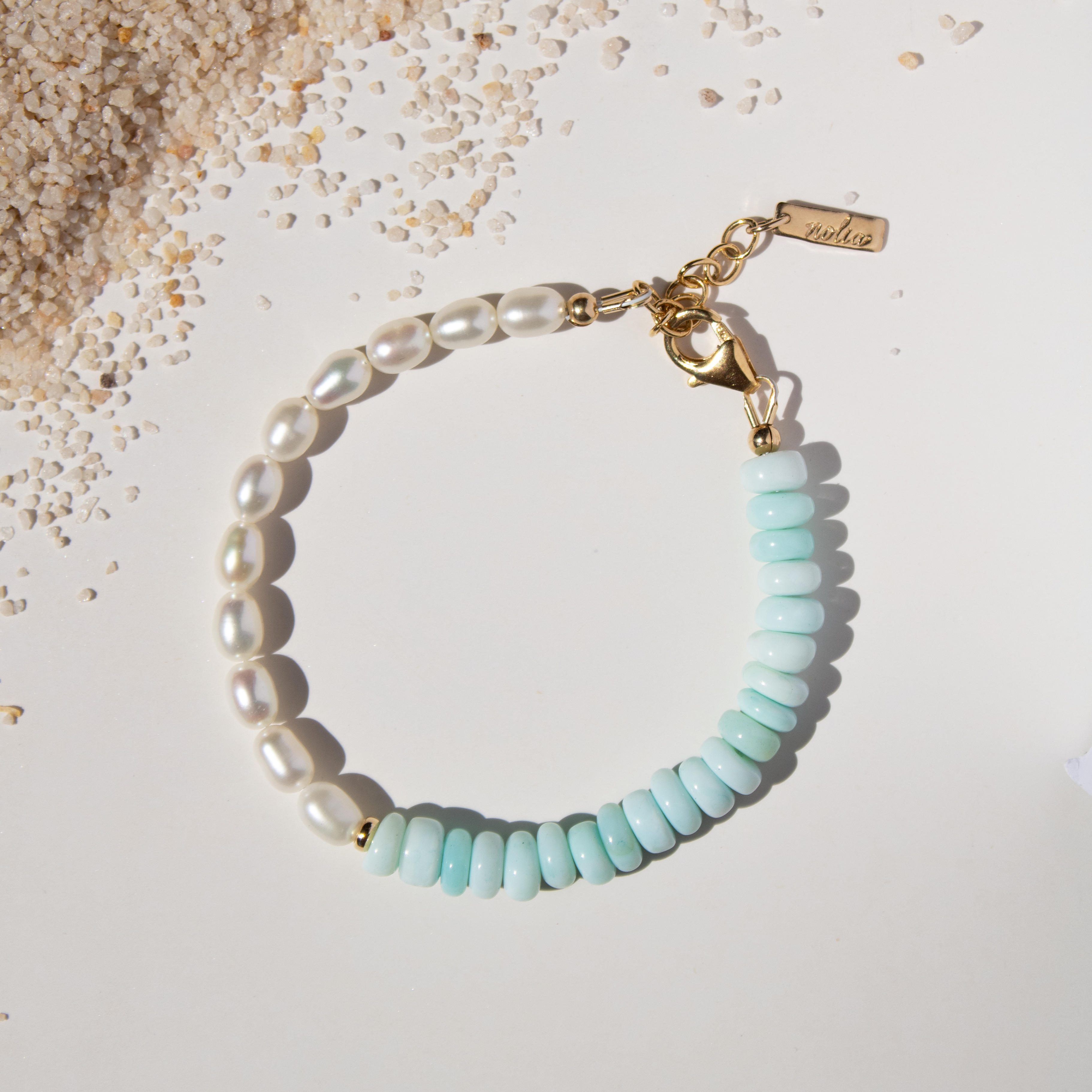 Isla Pearl + Opal Bracelet