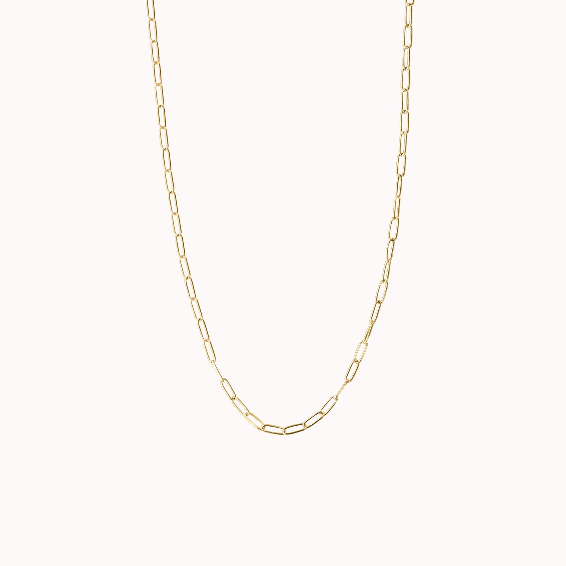 Modern Paperclip Chain Necklace