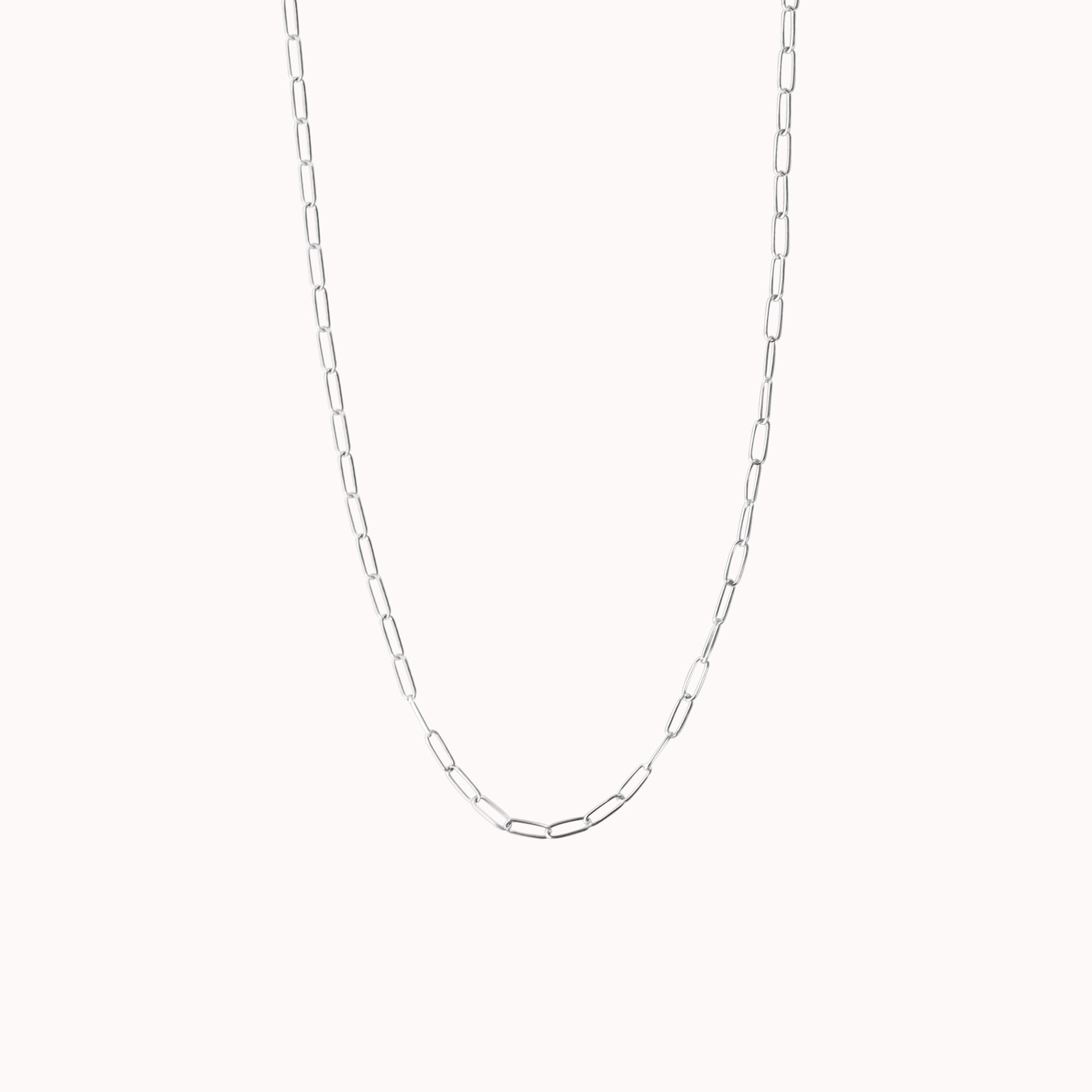 Modern Paperclip Chain Necklace