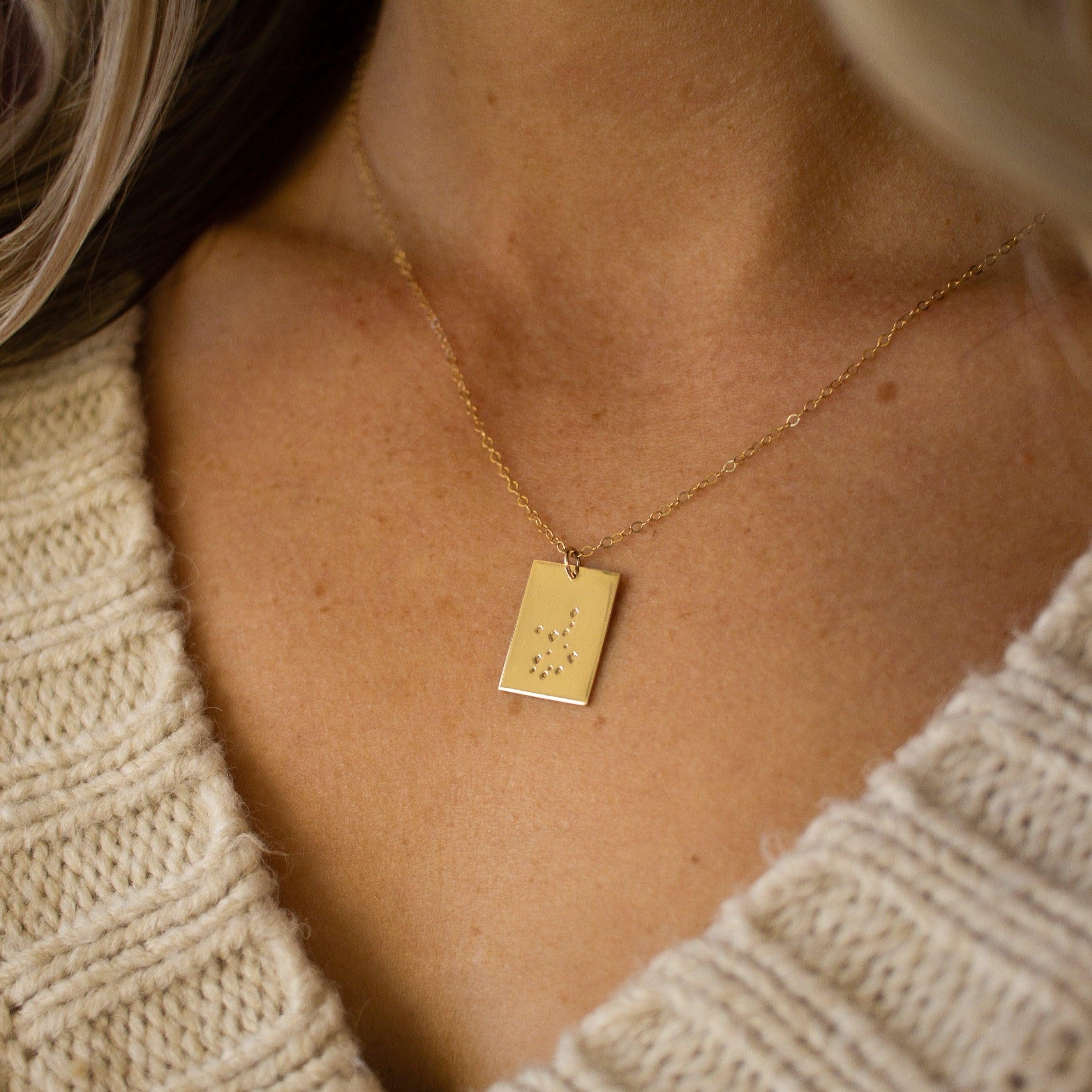 Amelia Zodiac Constellation Necklace - Nolia Jewelry - Meaningful + Sustainably Handcrafted Jewelry