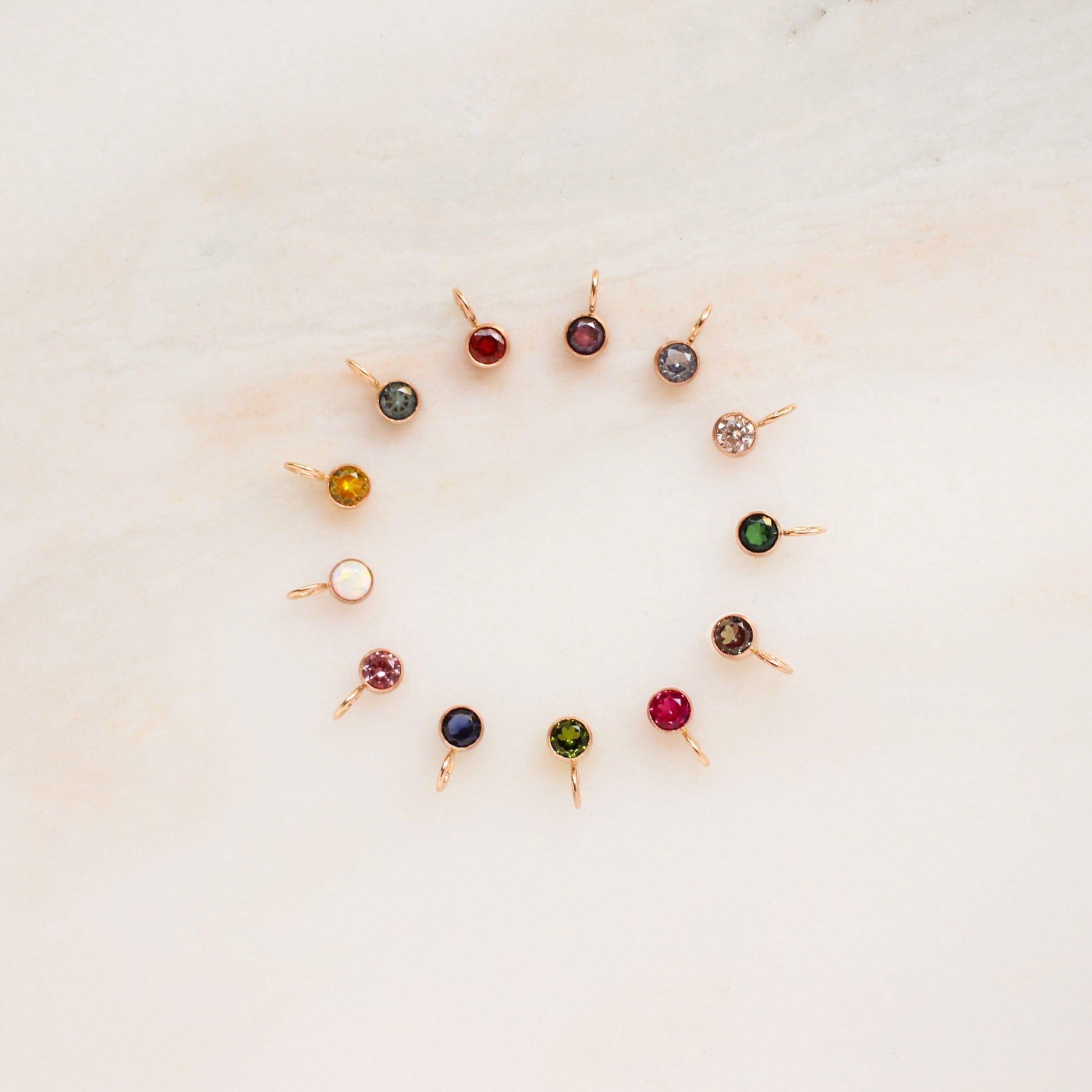Birthstone Charm Add-On - Nolia Jewelry - Meaningful + Sustainably Handcrafted Jewelry
