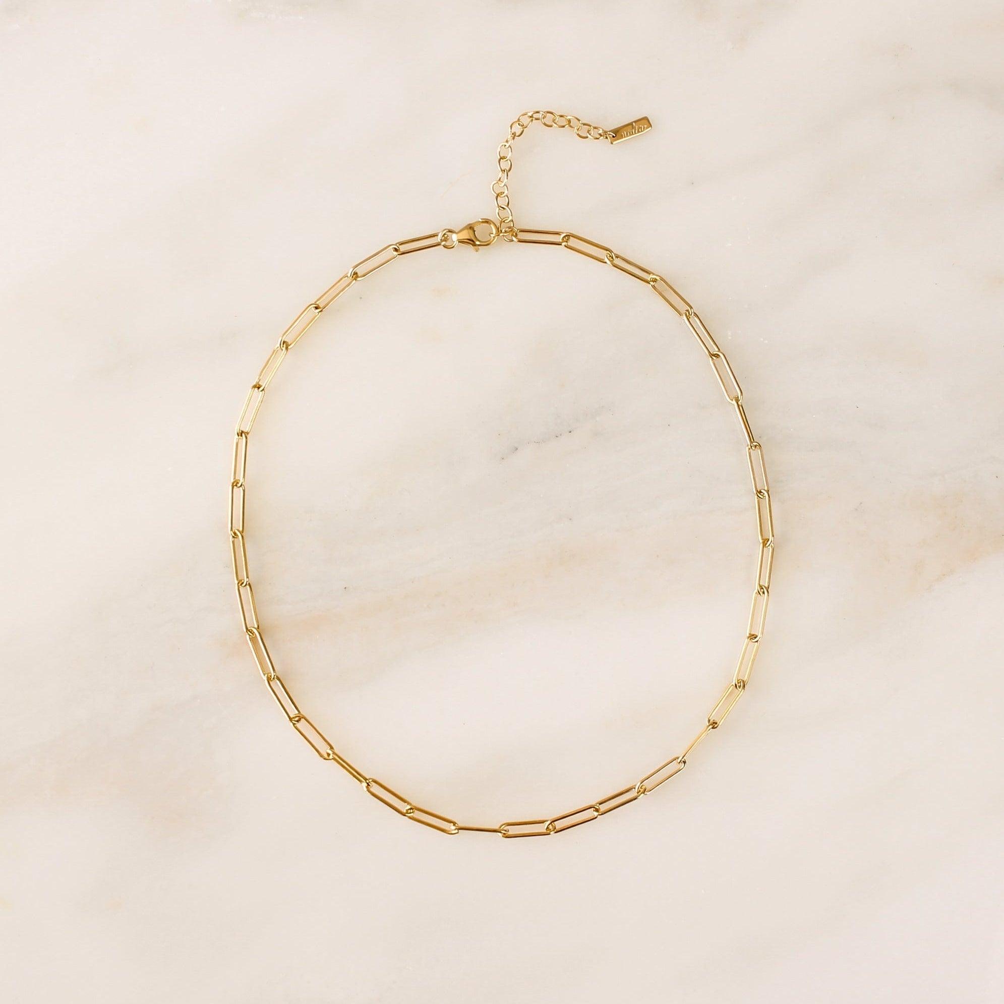 Bold Paperclip Chain Necklace - Nolia Jewelry - Meaningful + Sustainably Handcrafted Jewelry