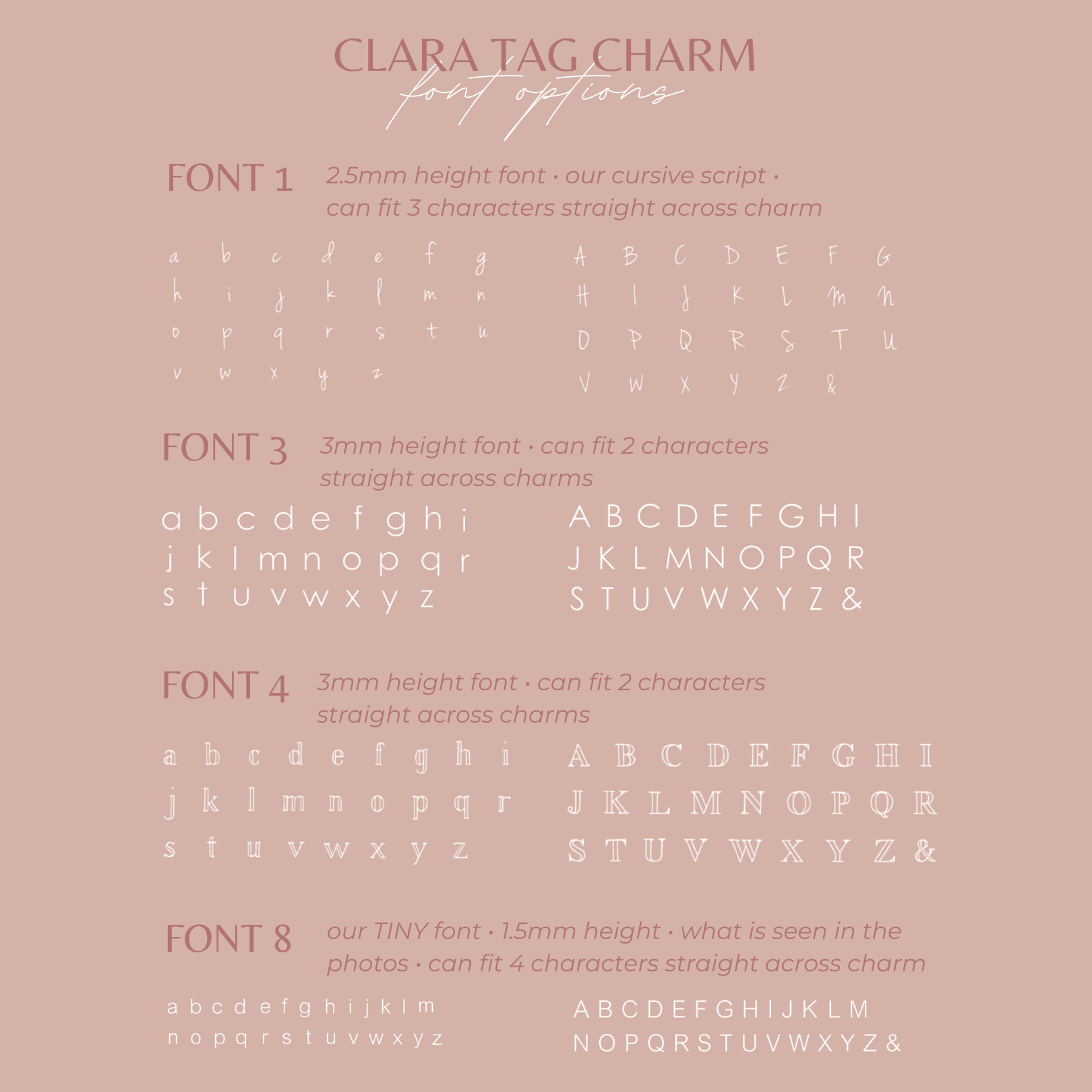 Clara Tag Charm • Add On - Nolia Jewelry - Meaningful + Sustainably Handcrafted Jewelry