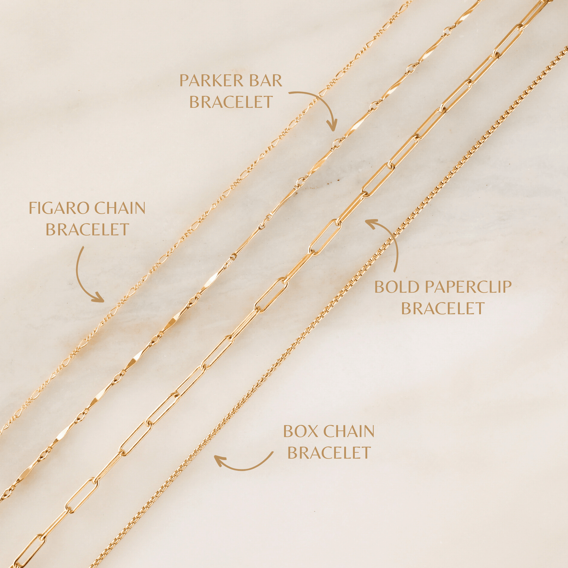Figaro Chain Bracelet - Nolia Jewelry - Meaningful + Sustainably Handcrafted Jewelry