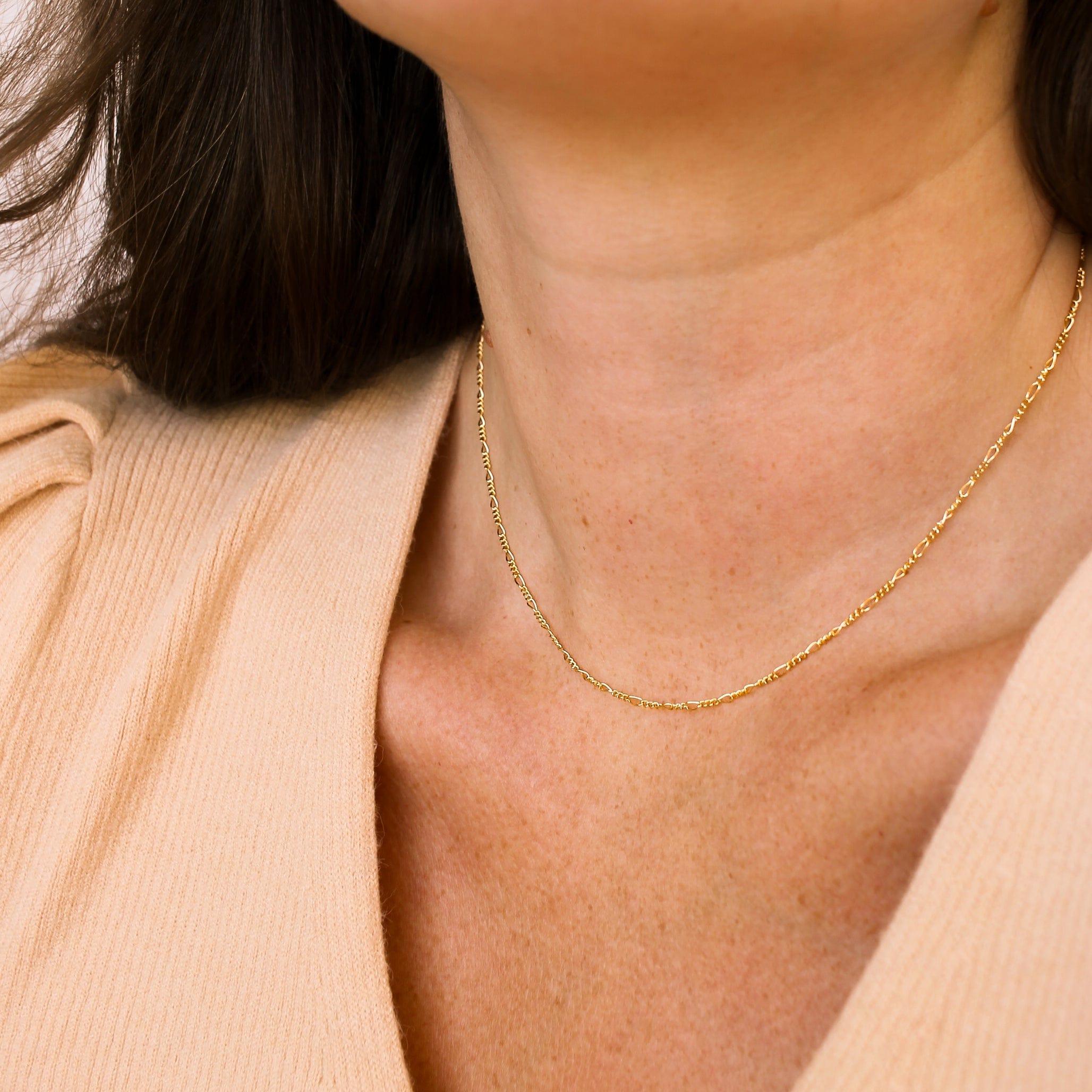 Figaro Chain Necklace - Nolia Jewelry - Meaningful + Sustainably Handcrafted Jewelry