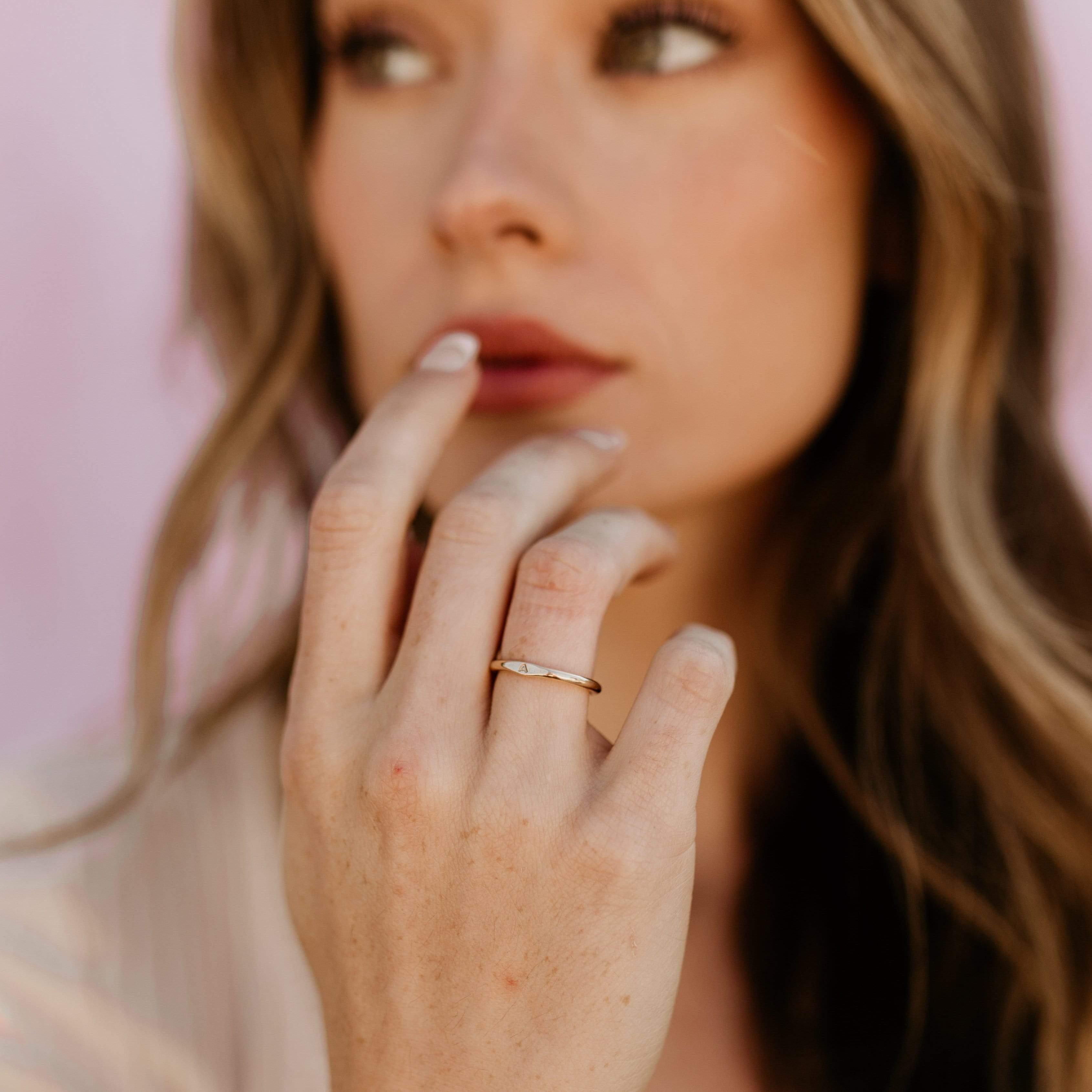 Frankie Signet Ring - Nolia Jewelry - Meaningful + Sustainably Handcrafted Jewelry