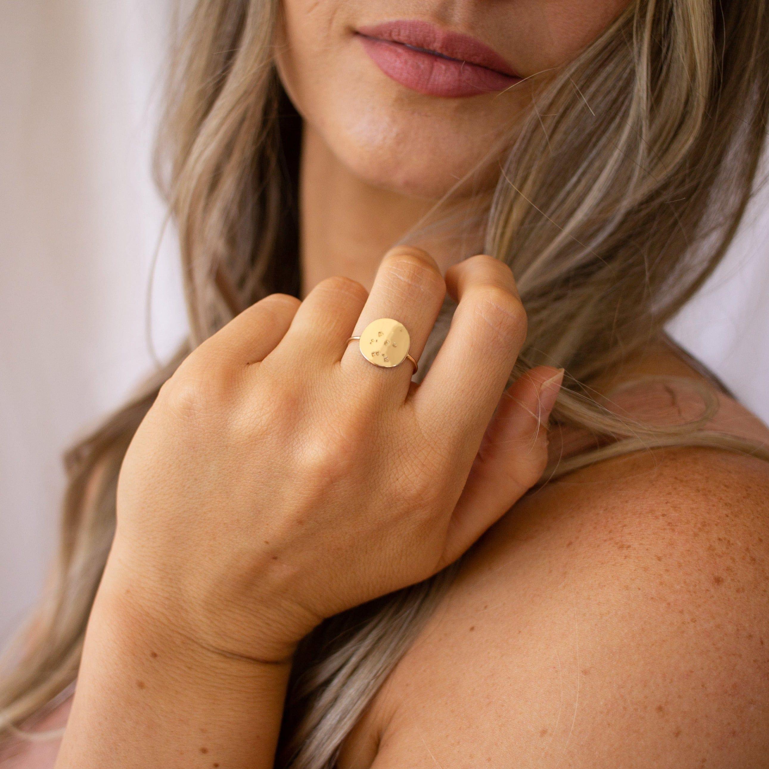 Gaia Zodiac Constellation Ring - Nolia Jewelry - Meaningful + Sustainably Handcrafted Jewelry
