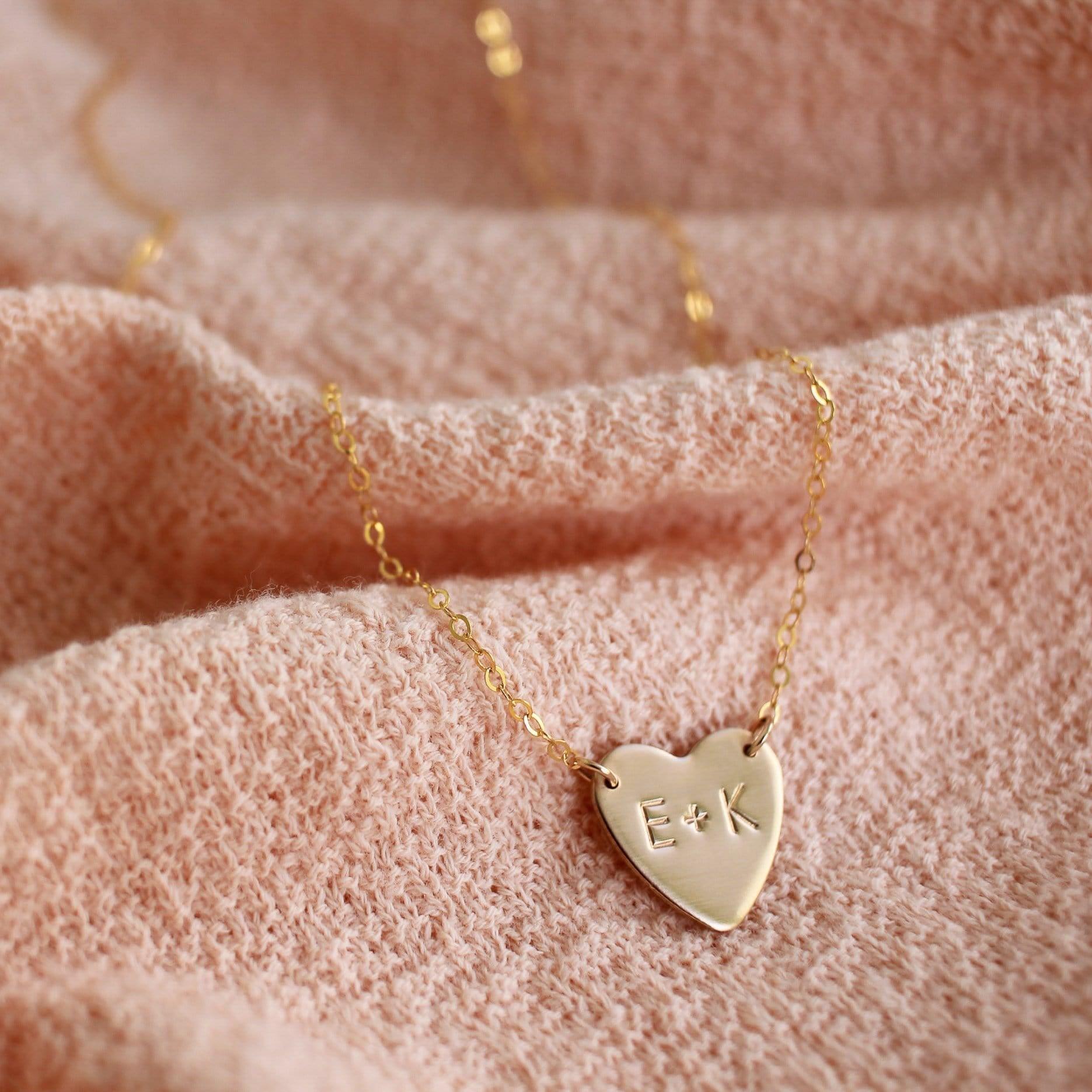 Gemma Heart Necklace - Nolia Jewelry - Meaningful + Sustainably Handcrafted Jewelry