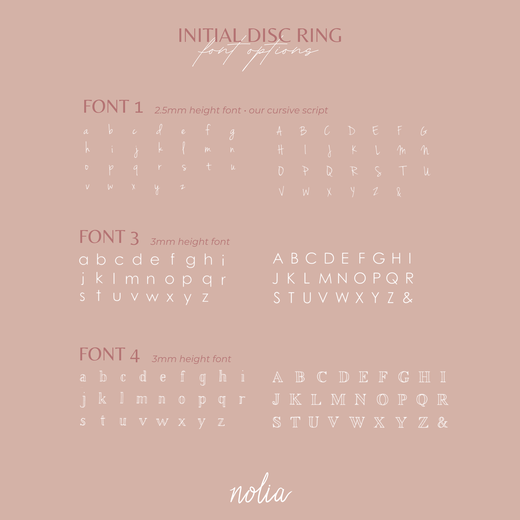 Initial Disc Ring - Nolia Jewelry - Meaningful + Sustainably Handcrafted Jewelry
