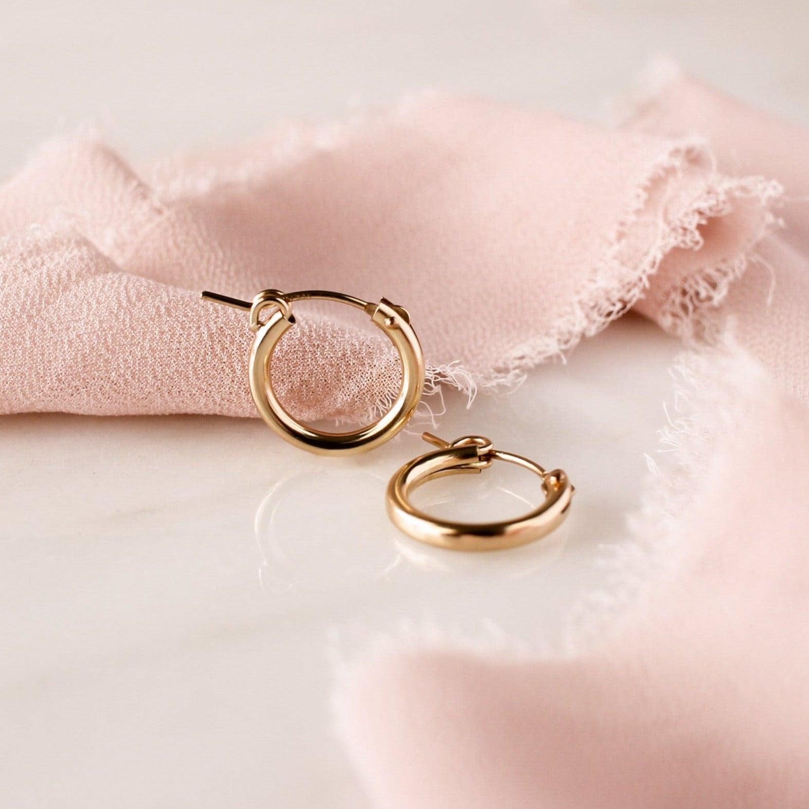 Jane Hoop Earrings - Nolia Jewelry - Meaningful + Sustainably Handcrafted Jewelry