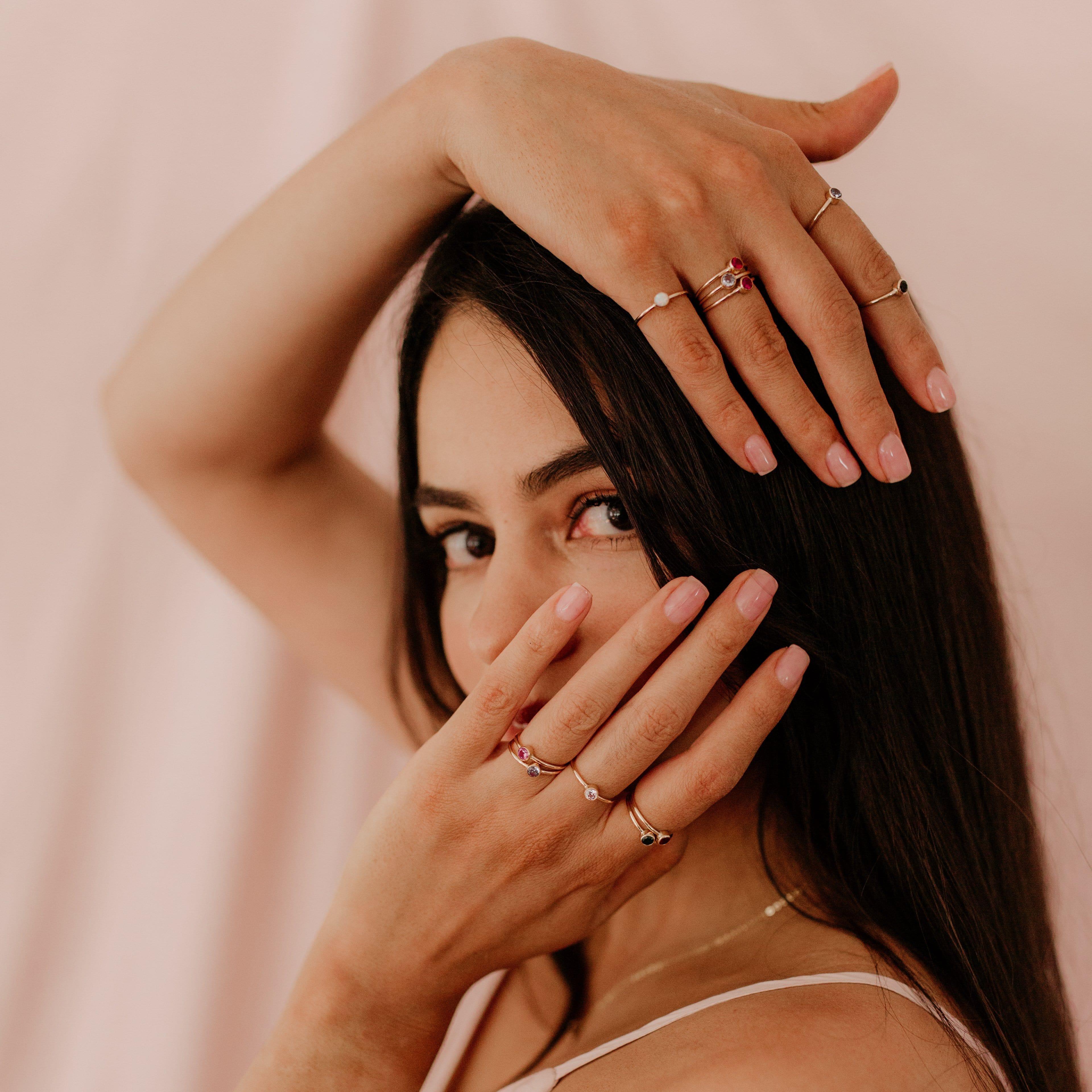 July Birthstone Ring ∙ Pink Ruby - Nolia Jewelry - Meaningful + Sustainably Handcrafted Jewelry