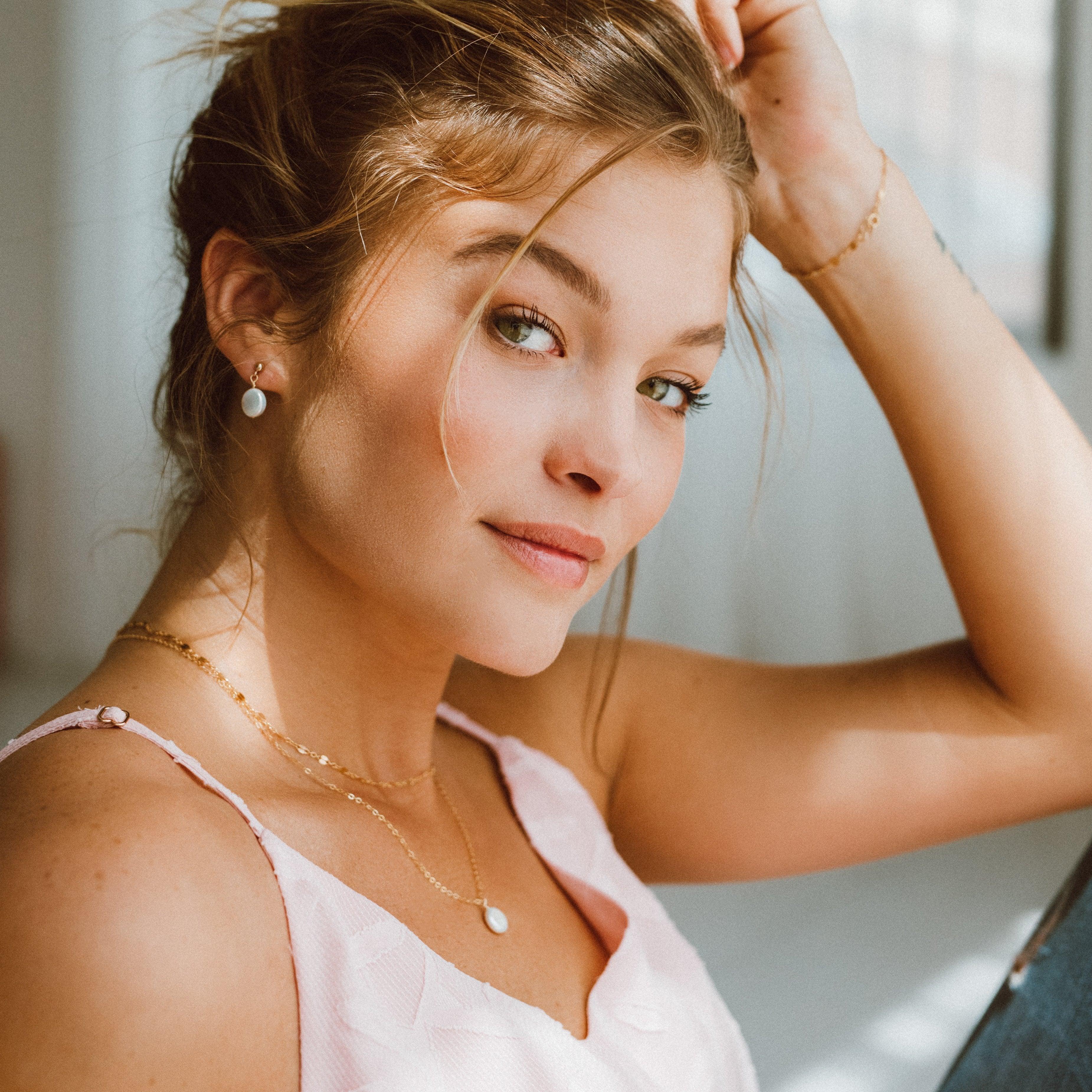 Lana Pearl Drop Earrings - Nolia Jewelry - Meaningful + Sustainably Handcrafted Jewelry