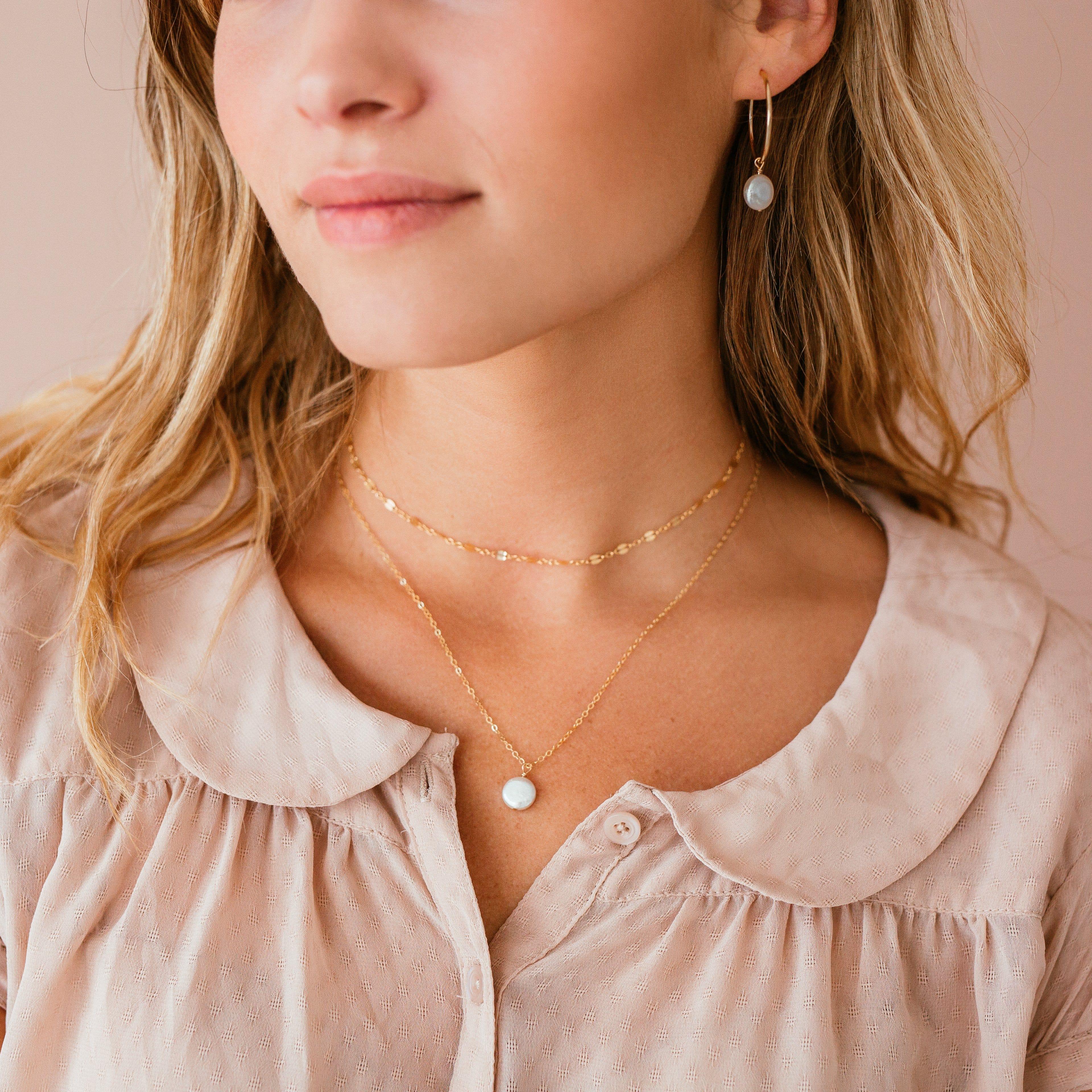 Lana Pearl Necklace - Nolia Jewelry - Meaningful + Sustainably Handcrafted Jewelry