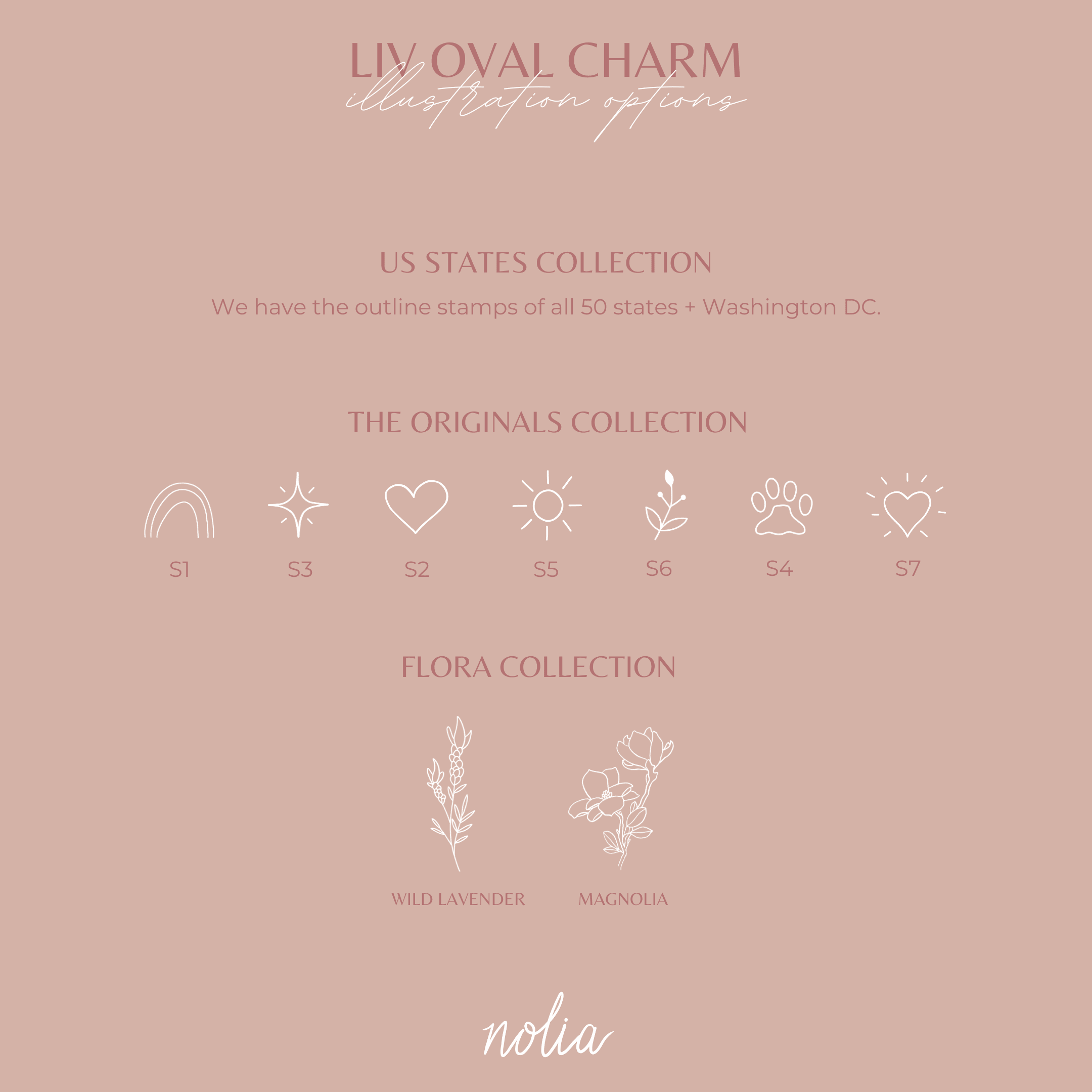 Liv Oval Charm • Add On - Nolia Jewelry - Meaningful + Sustainably Handcrafted Jewelry