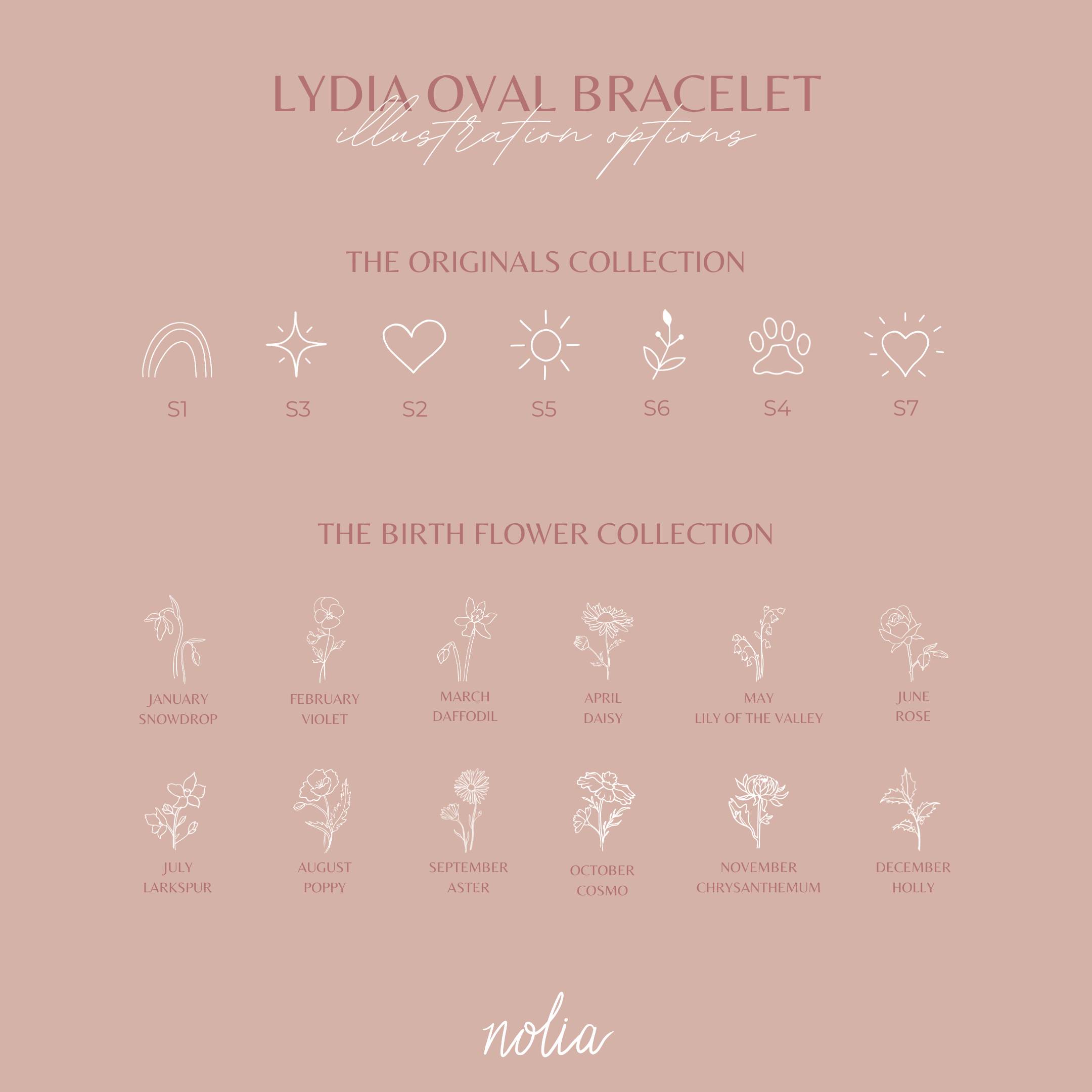 Lydia Oval Initial Bracelet - Nolia Jewelry - Meaningful + Sustainably Handcrafted Jewelry