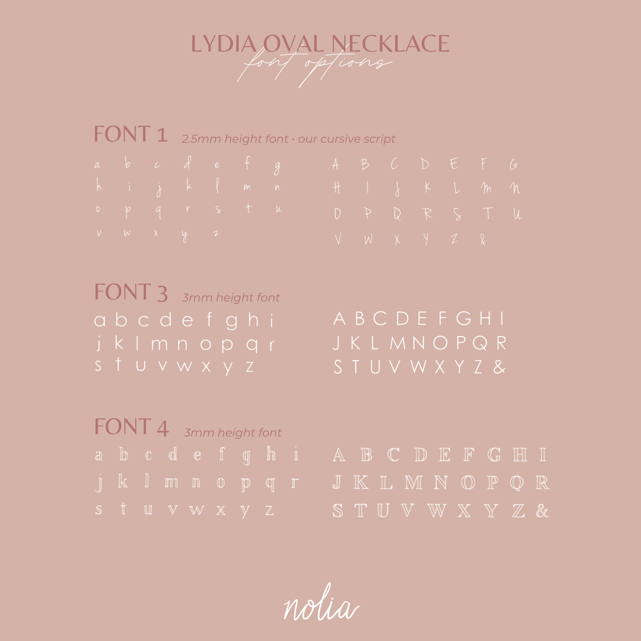 Lydia Oval Initial Necklace - Nolia Jewelry - Meaningful + Sustainably Handcrafted Jewelry
