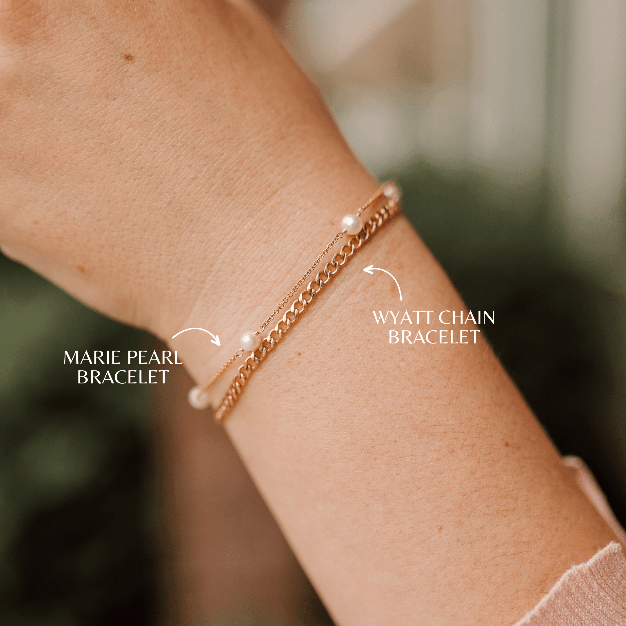 Marie Pearl Bracelet - Nolia Jewelry - Meaningful + Sustainably Handcrafted Jewelry