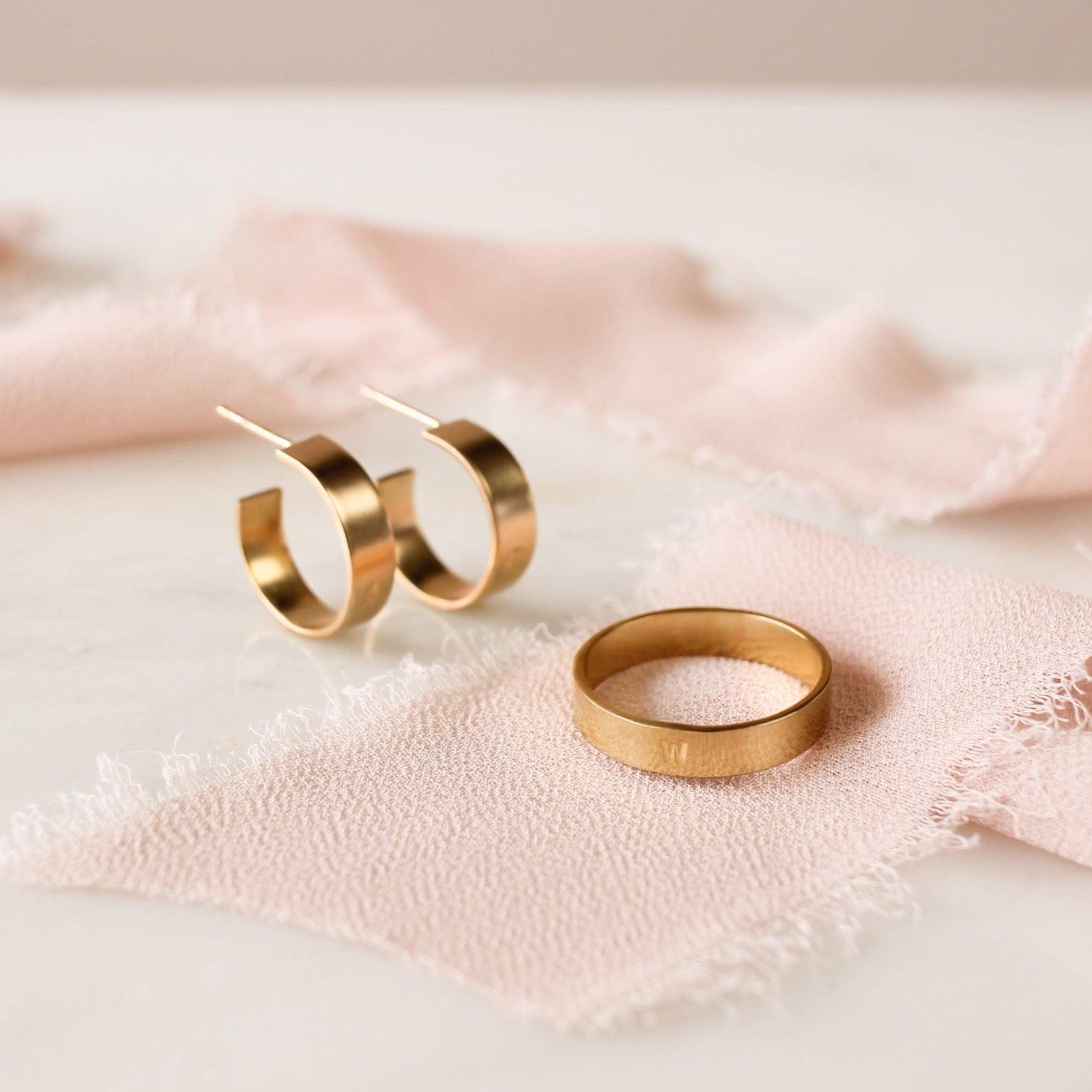 Maude Hoop Earrings - Nolia Jewelry - Meaningful + Sustainably Handcrafted Jewelry