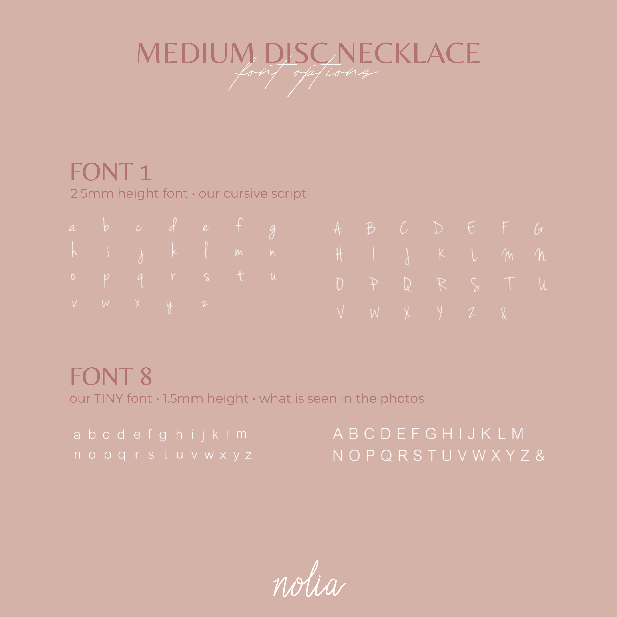 Medium Disc Necklace - Nolia Jewelry - Meaningful + Sustainably Handcrafted Jewelry