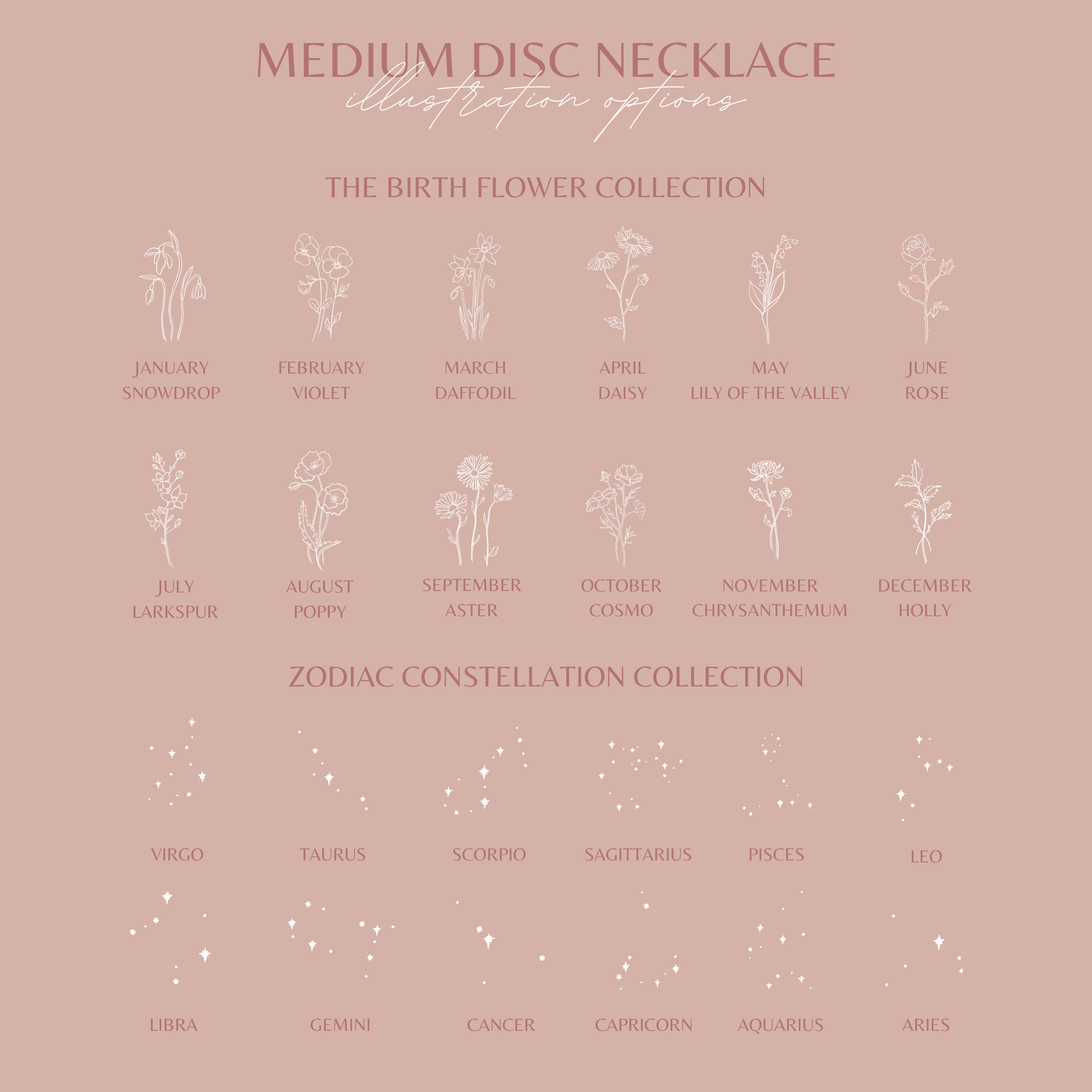 Medium Disc Necklace - Nolia Jewelry - Meaningful + Sustainably Handcrafted Jewelry