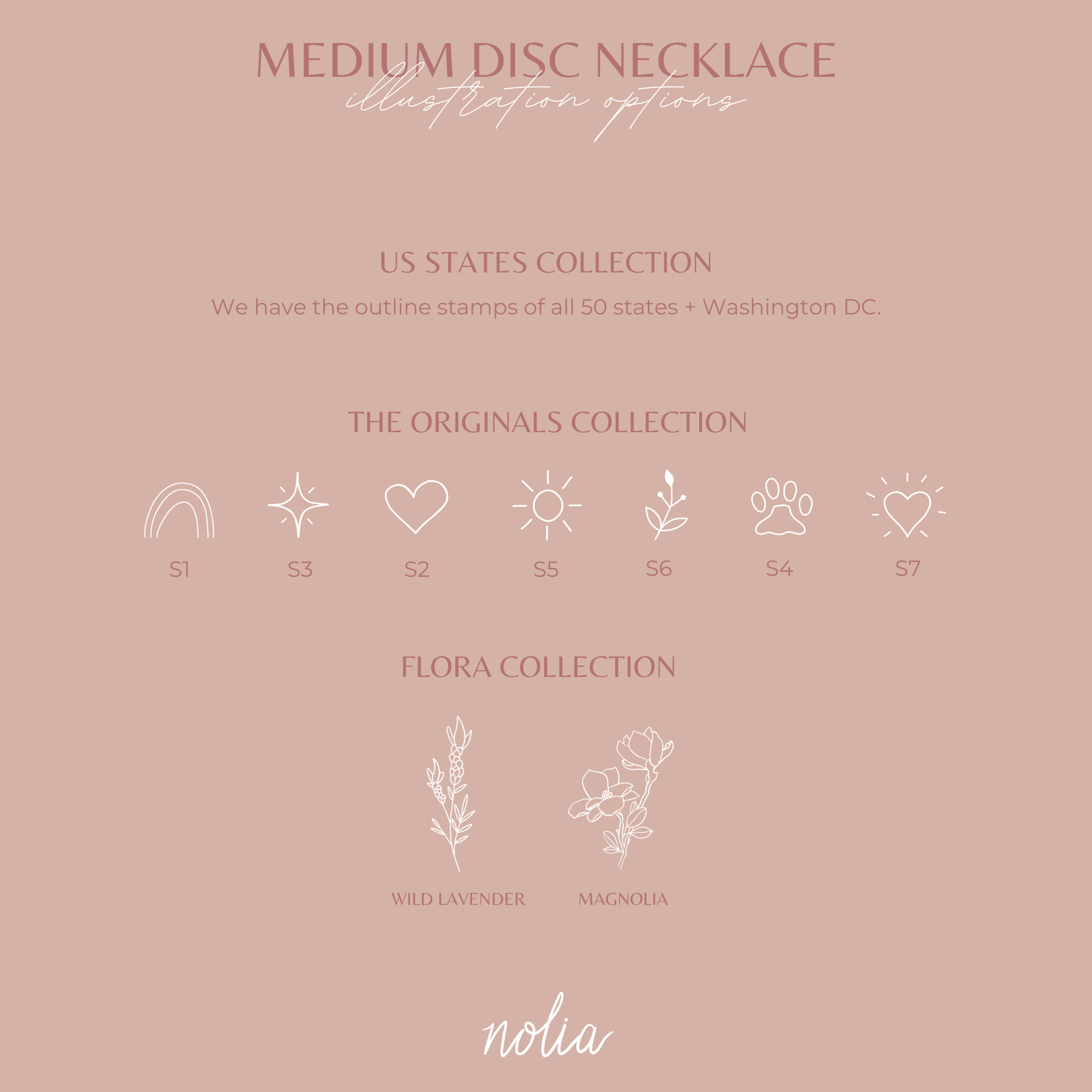 Medium Disc Necklace - Nolia Jewelry - Meaningful + Sustainably Handcrafted Jewelry