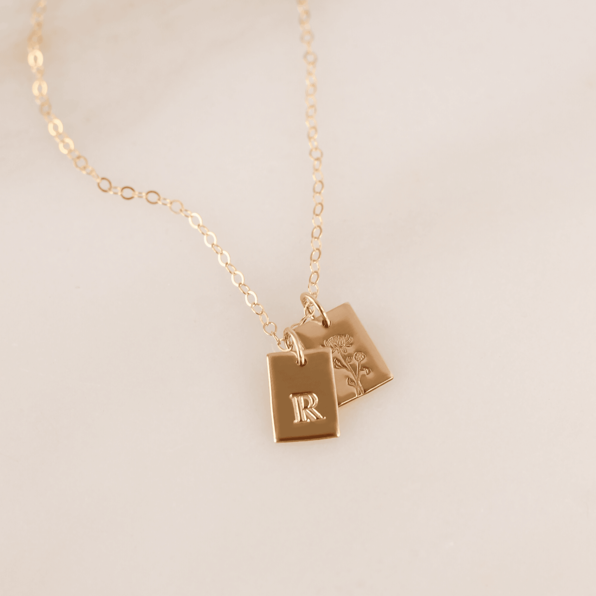 Minnie Tag Necklace - Nolia Jewelry - Meaningful + Sustainably Handcrafted Jewelry