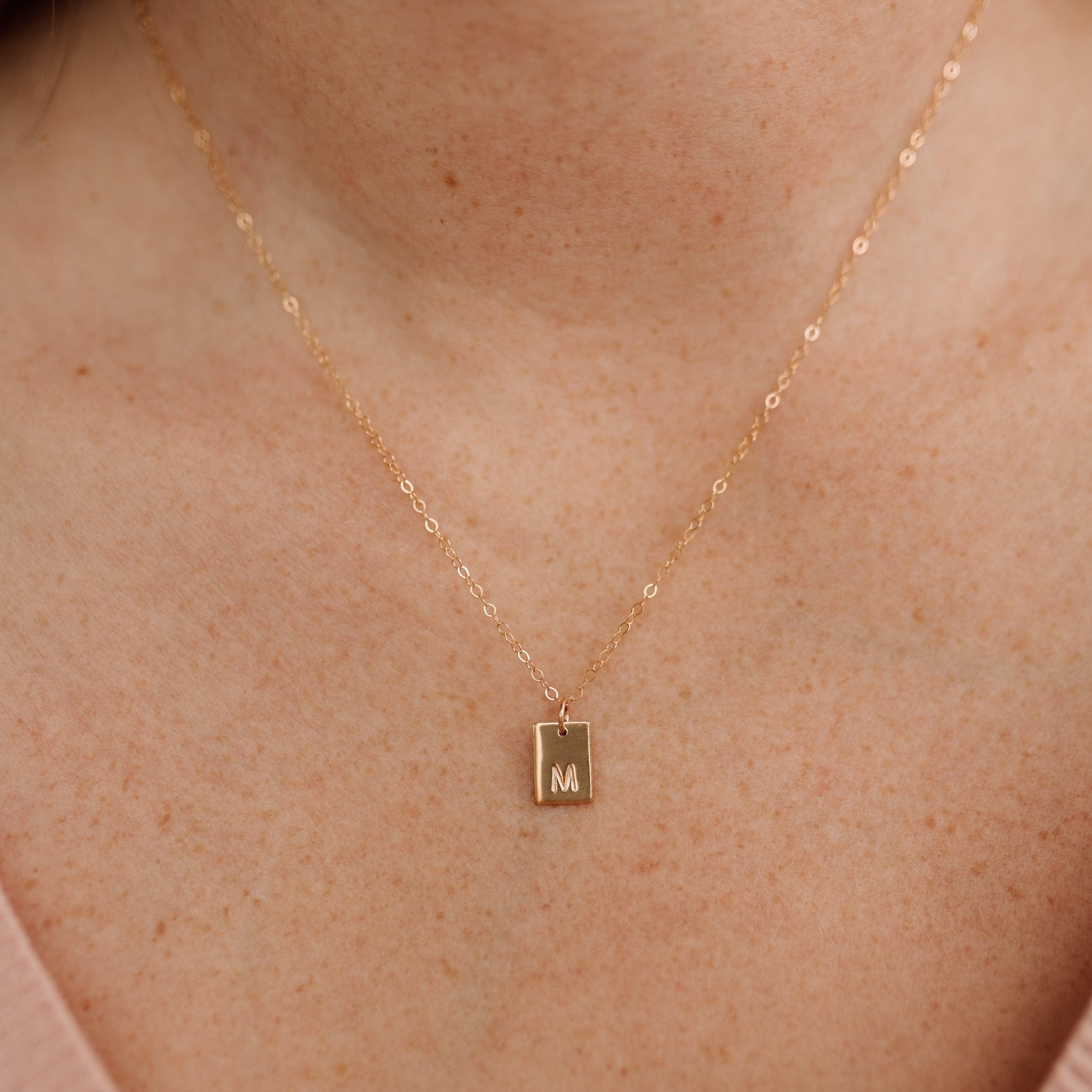 Minnie Tag Necklace - Nolia Jewelry - Meaningful + Sustainably Handcrafted Jewelry