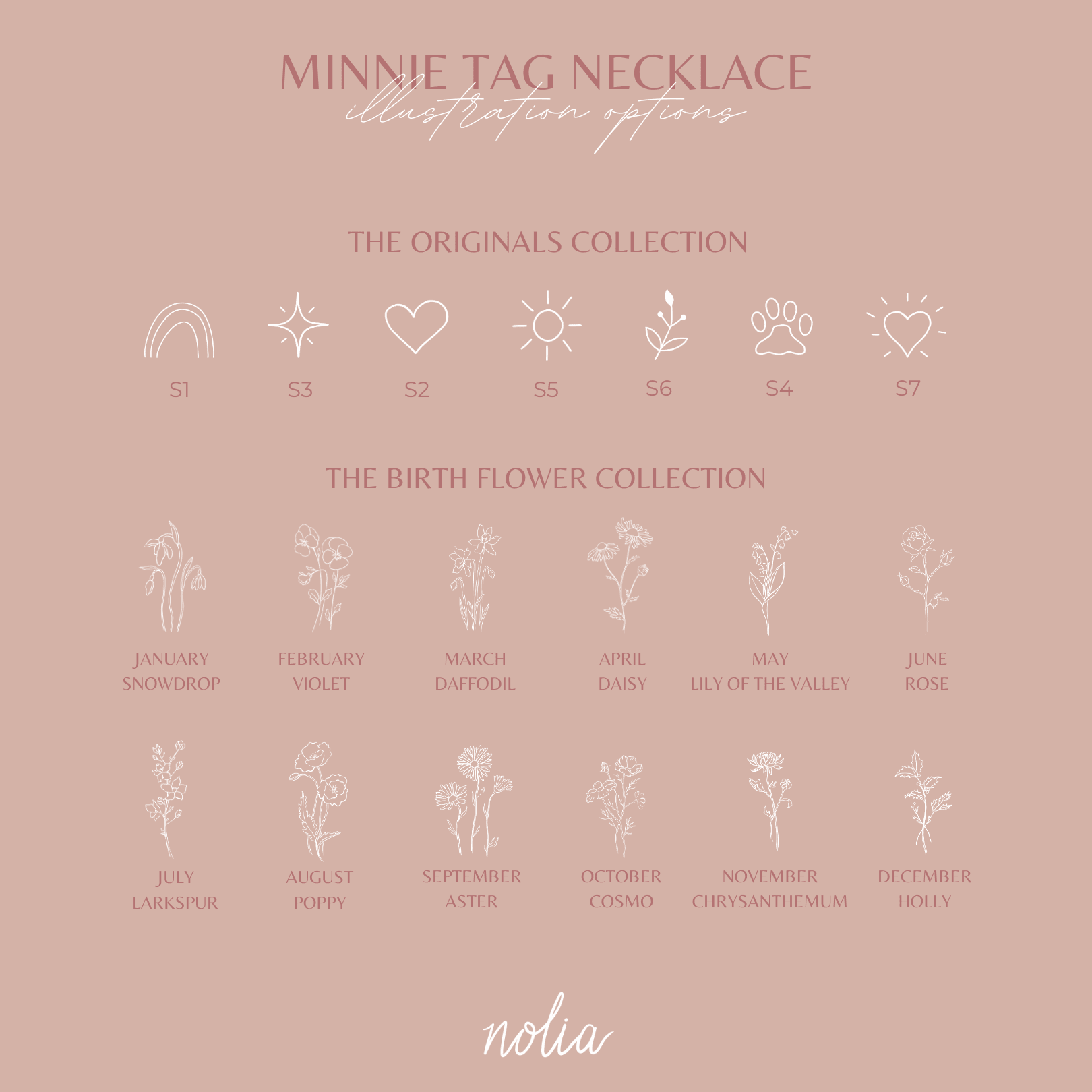 Minnie Tag Necklace - Nolia Jewelry - Meaningful + Sustainably Handcrafted Jewelry