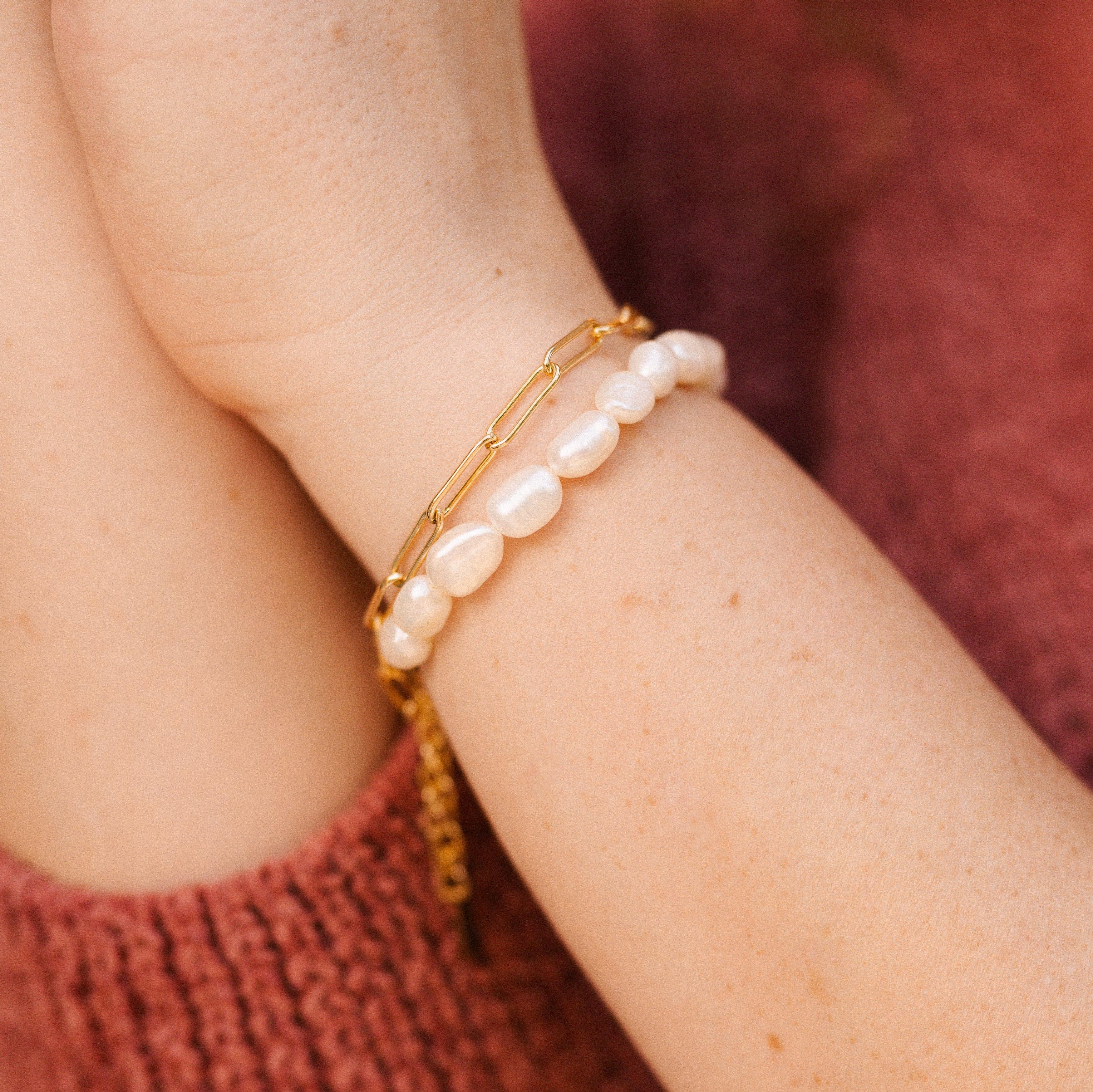 Misfit Pearl Bracelet - Nolia Jewelry - Meaningful + Sustainably Handcrafted Jewelry