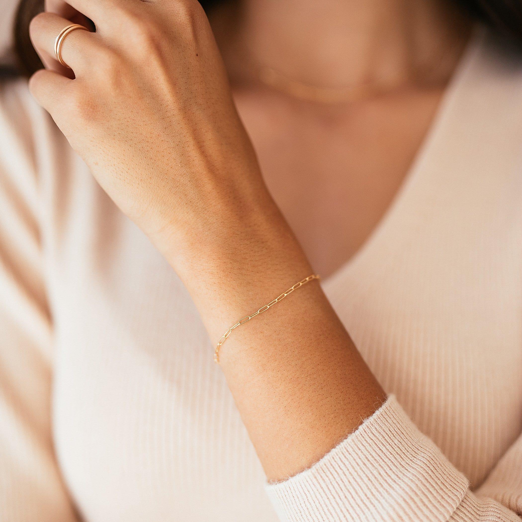 Modern Chain Bracelet - Nolia Jewelry - Meaningful + Sustainably Handcrafted Jewelry