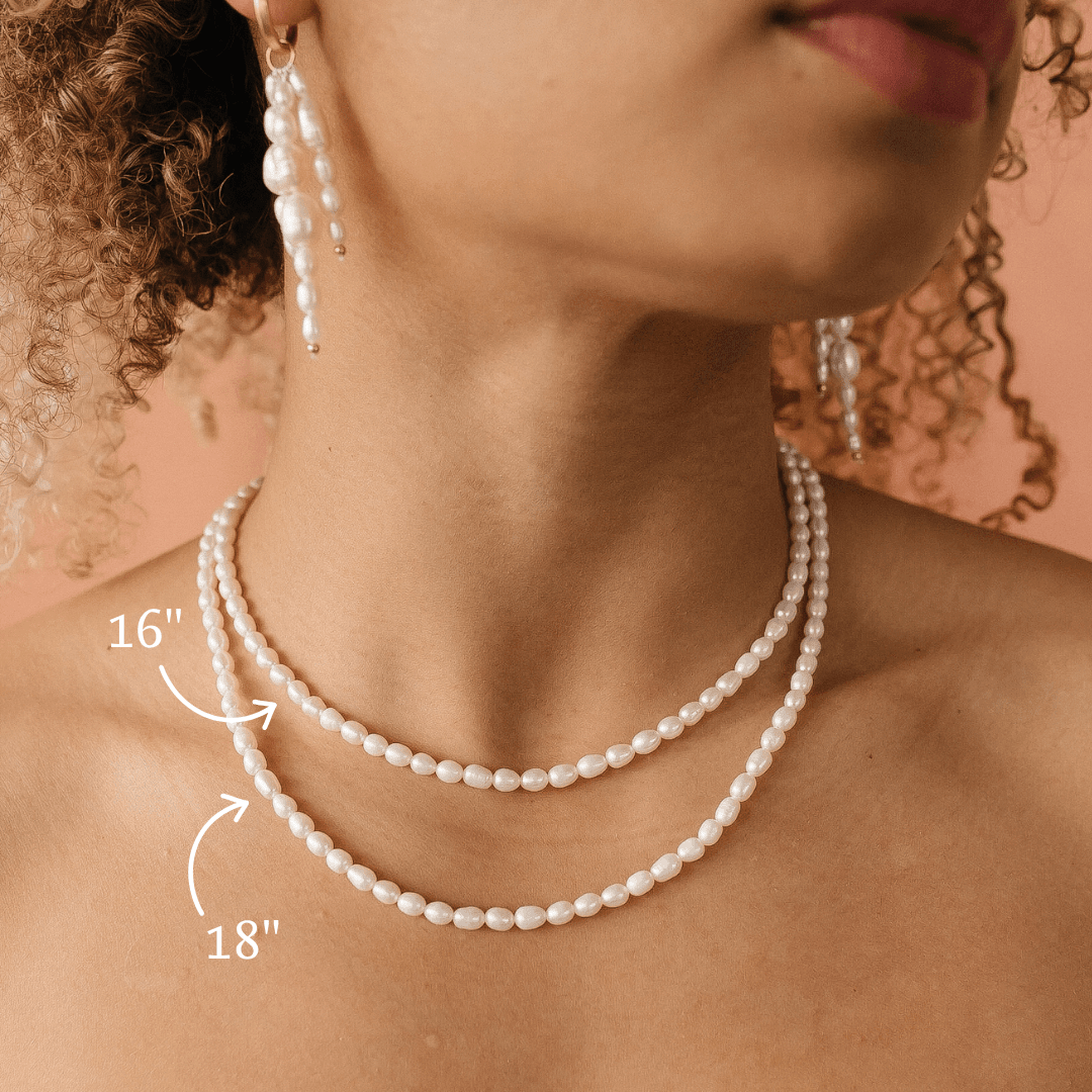 Morgan Pearl Necklace - Nolia Jewelry - Meaningful + Sustainably Handcrafted Jewelry