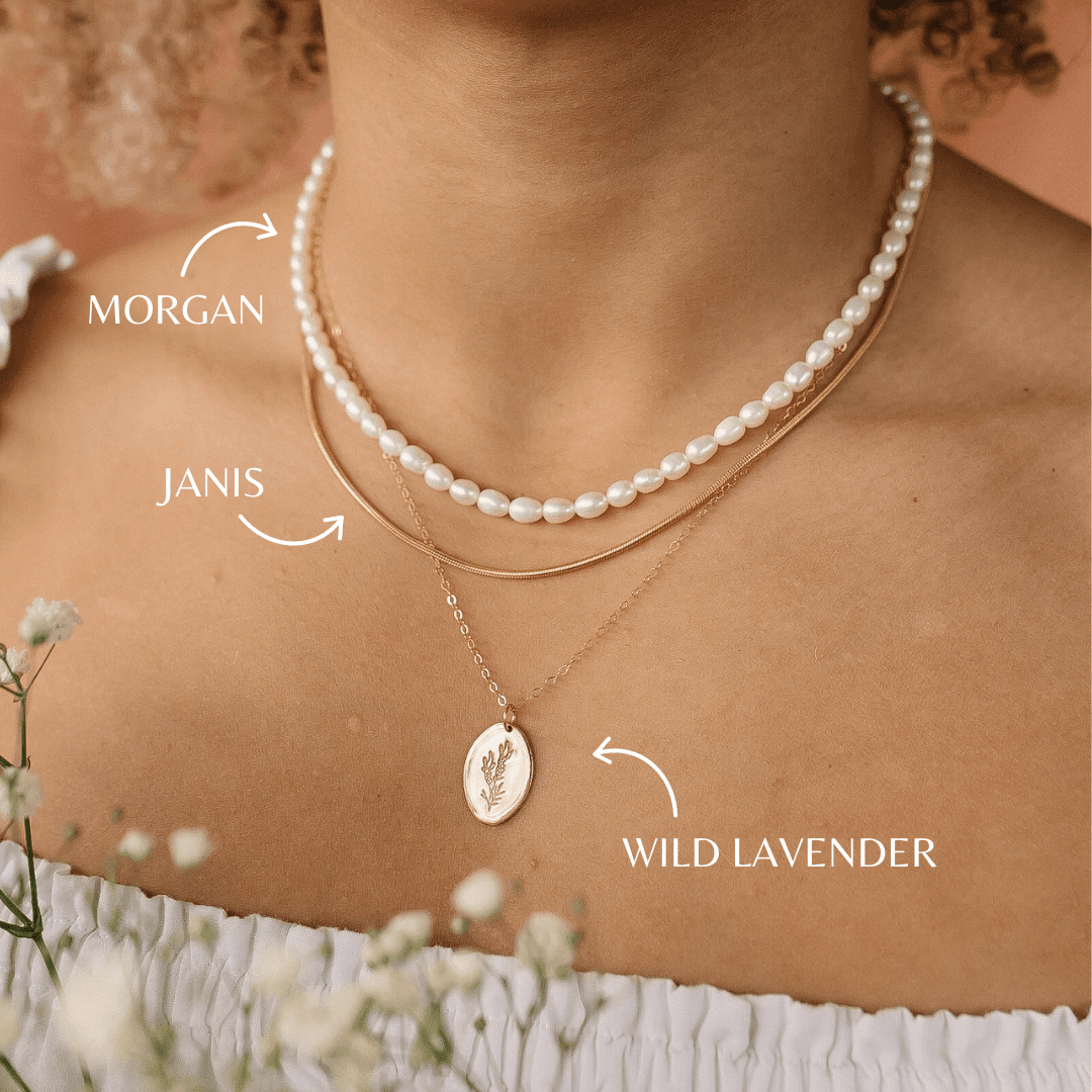 Morgan Pearl Necklace - Nolia Jewelry - Meaningful + Sustainably Handcrafted Jewelry