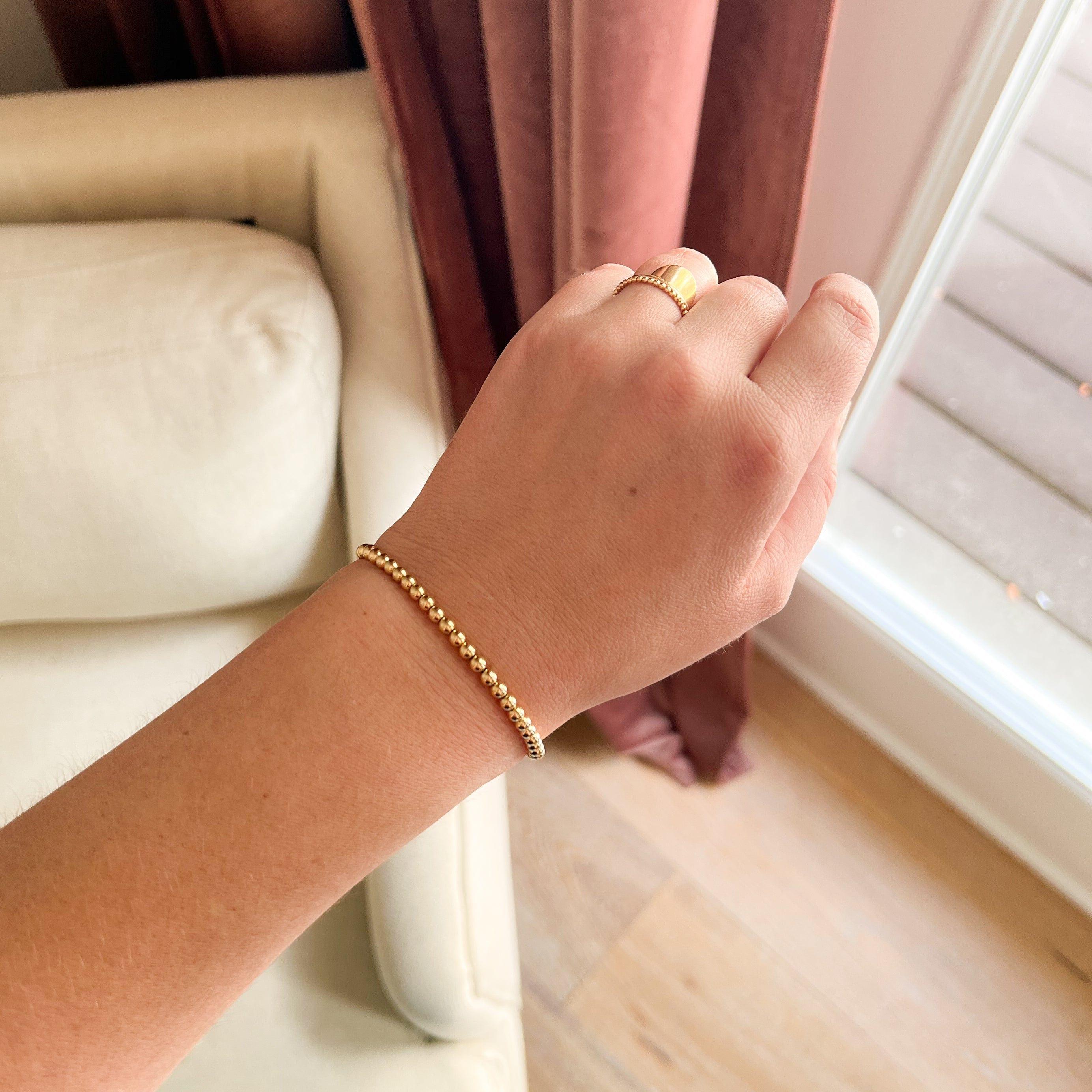 Original Beaded Stretch Bracelet - Nolia Jewelry - Meaningful + Sustainably Handcrafted Jewelry