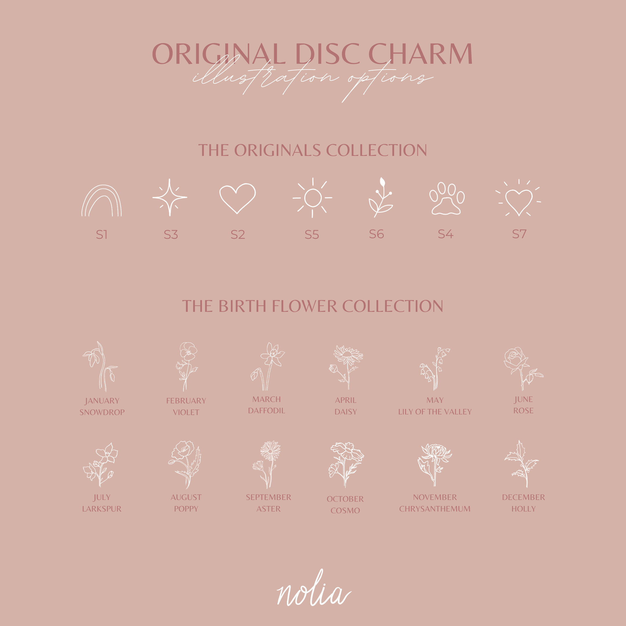 Original Disc Charm • Add On - Nolia Jewelry - Meaningful + Sustainably Handcrafted Jewelry