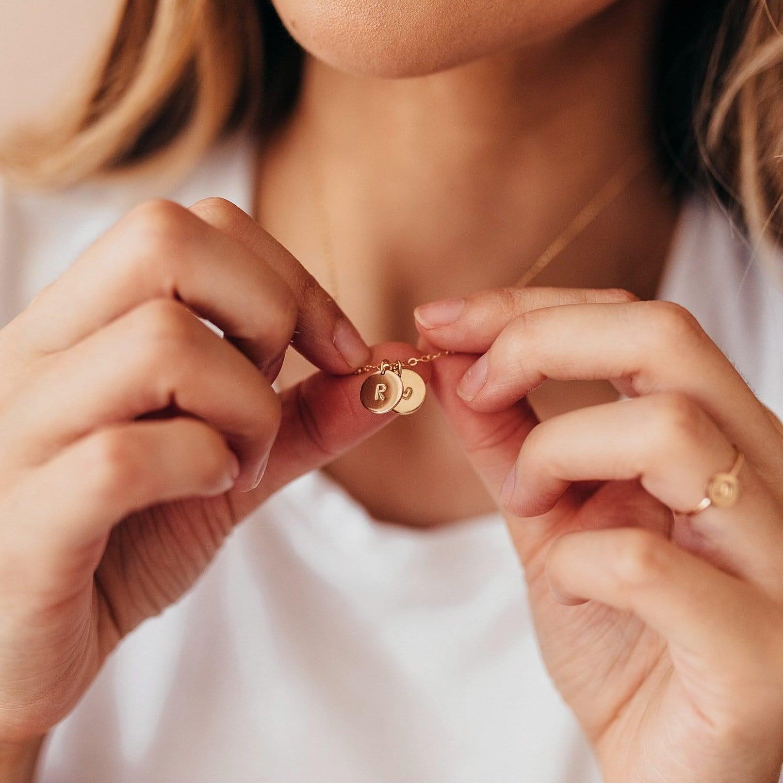 Original Initial Necklace - Nolia Jewelry - Meaningful + Sustainably Handcrafted Jewelry