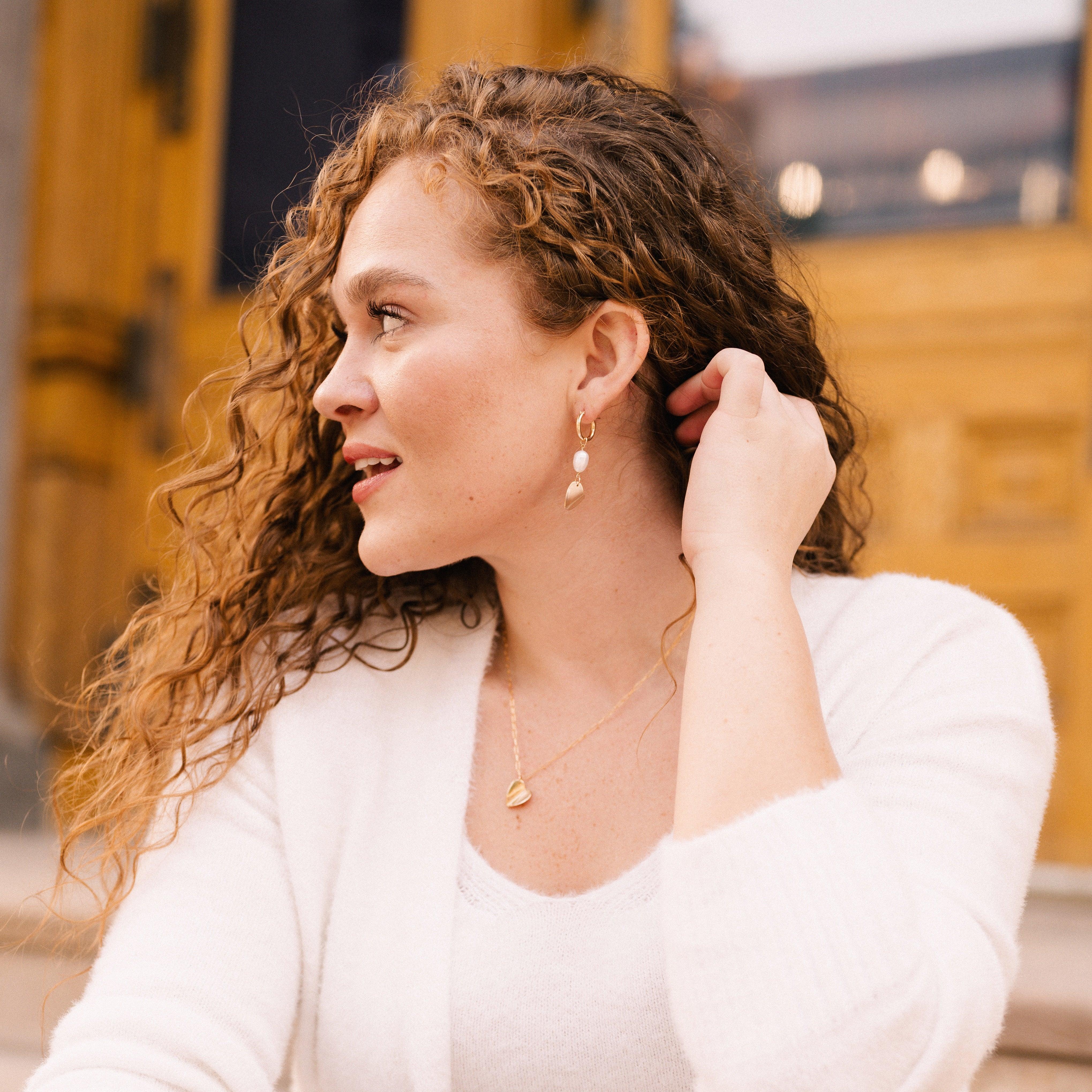 Paper Heart Necklace - Nolia Jewelry - Meaningful + Sustainably Handcrafted Jewelry