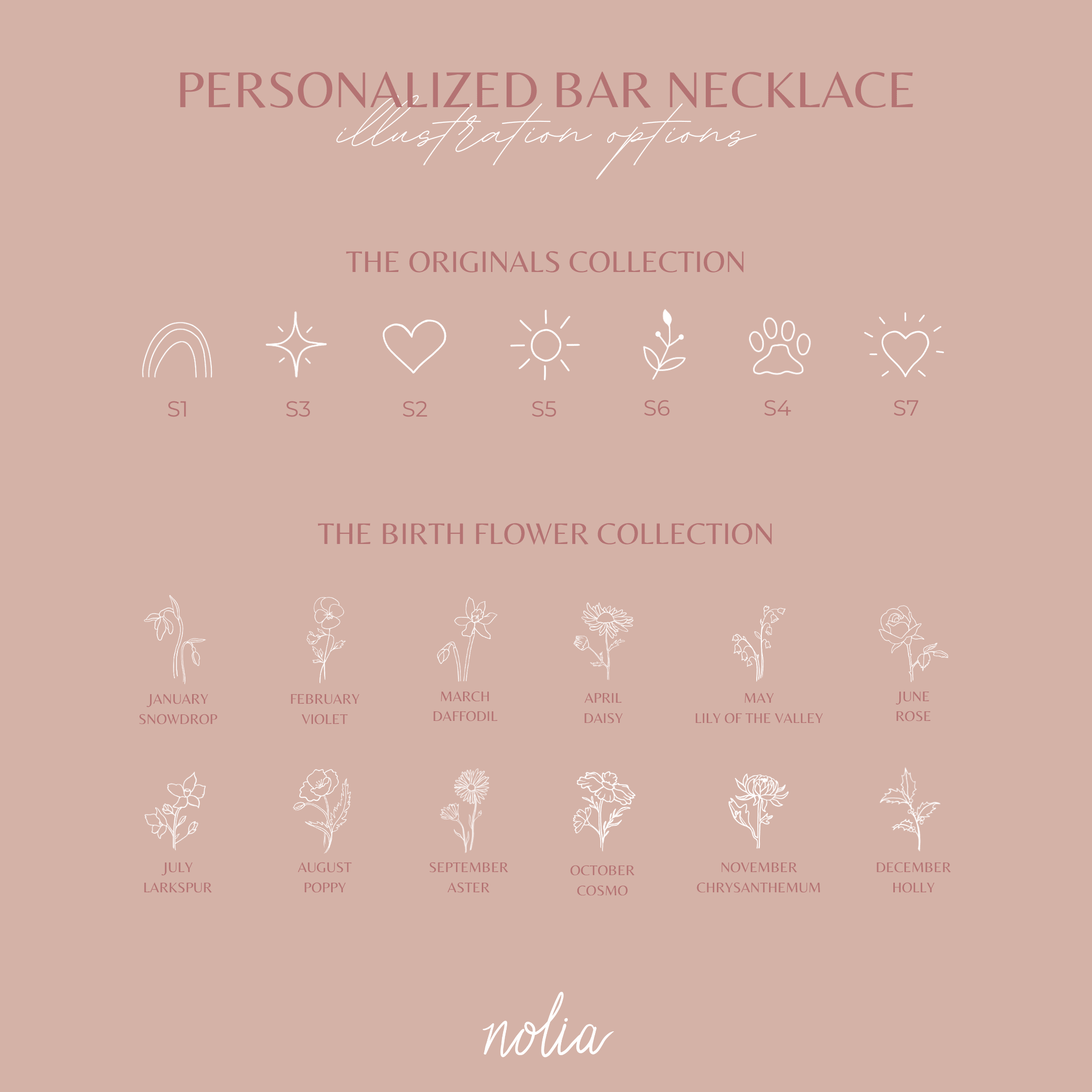 Personalized Bar Necklace - Nolia Jewelry - Meaningful + Sustainably Handcrafted Jewelry