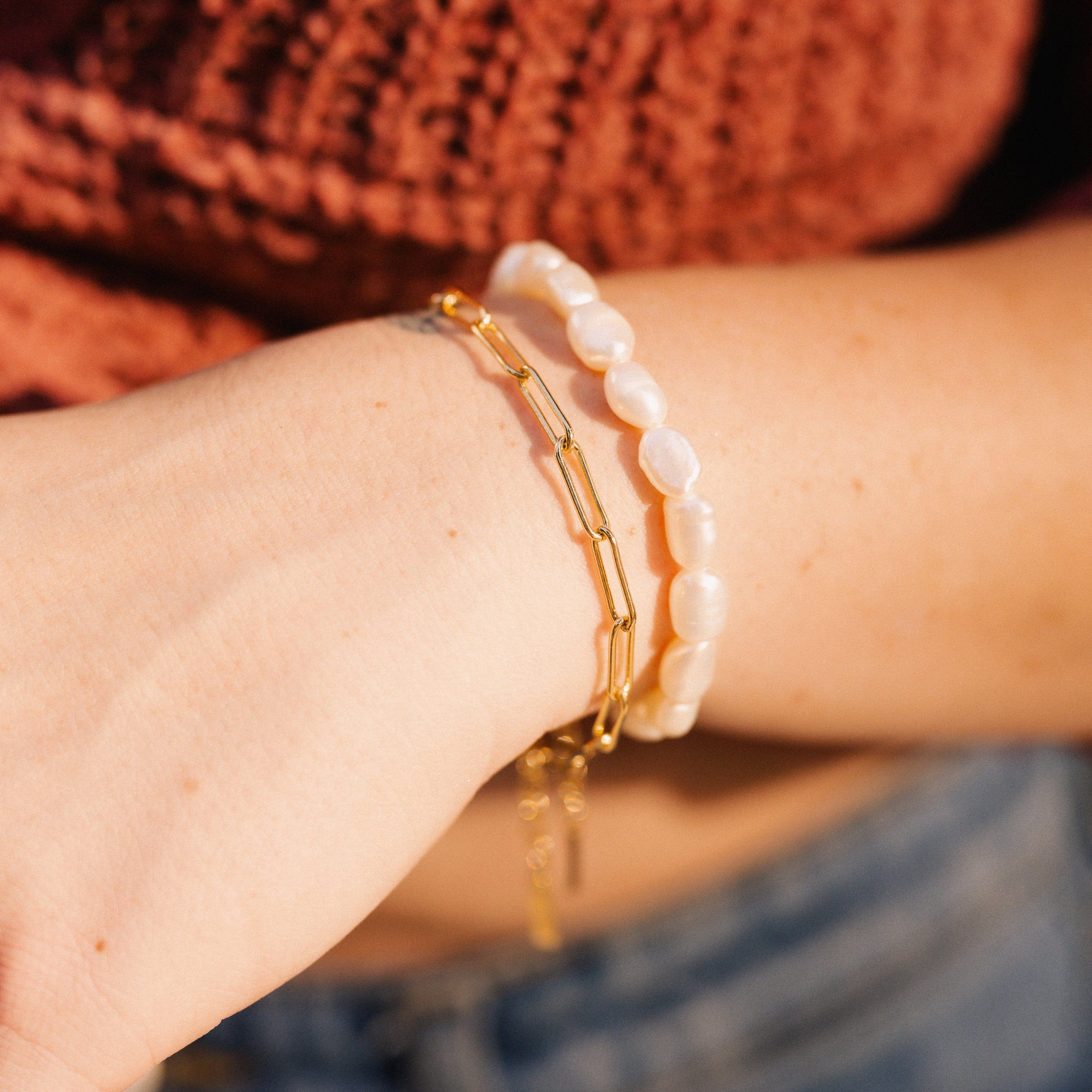Personalized Paperclip Bracelet - Nolia Jewelry - Meaningful + Sustainably Handcrafted Jewelry