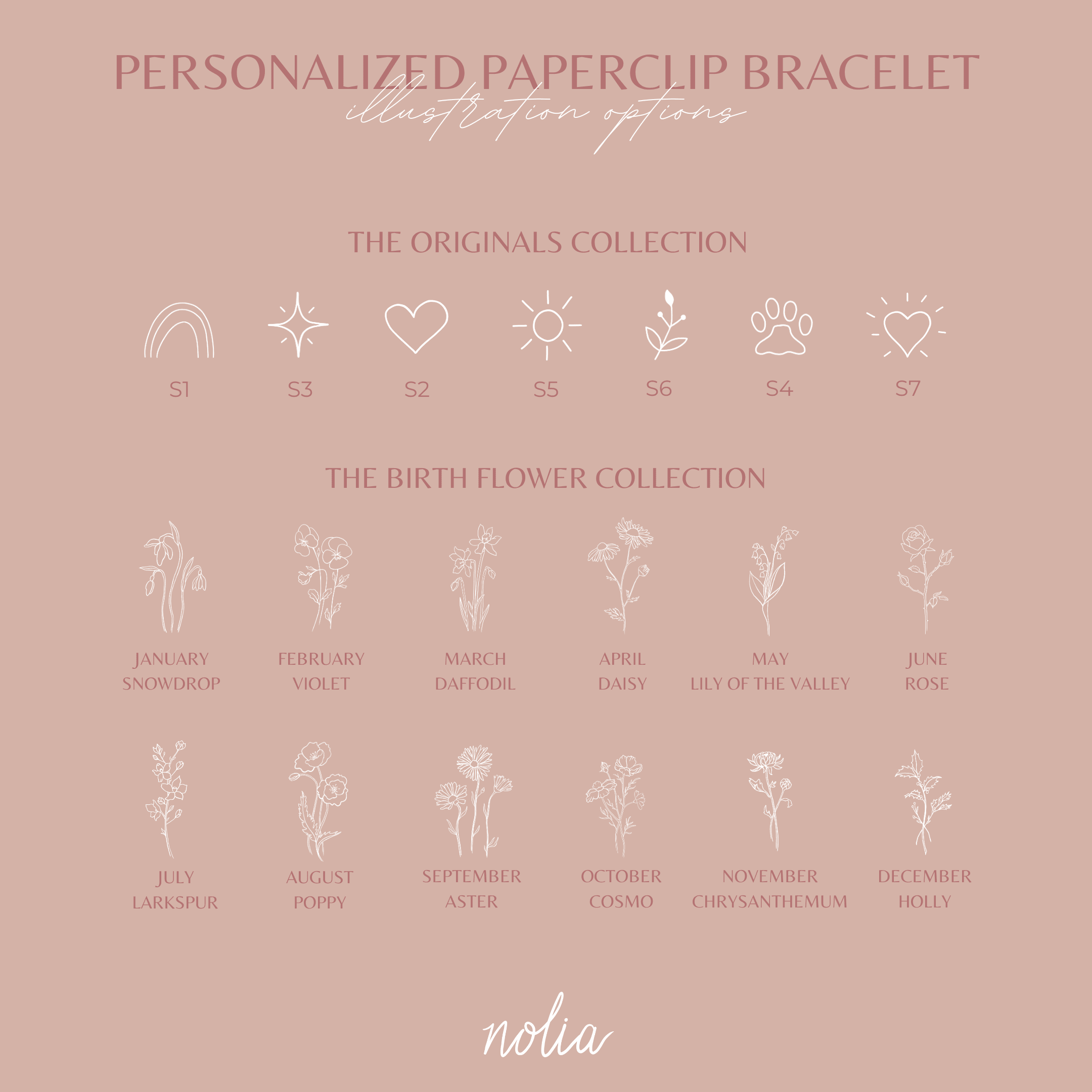 Personalized Paperclip Bracelet - Nolia Jewelry - Meaningful + Sustainably Handcrafted Jewelry