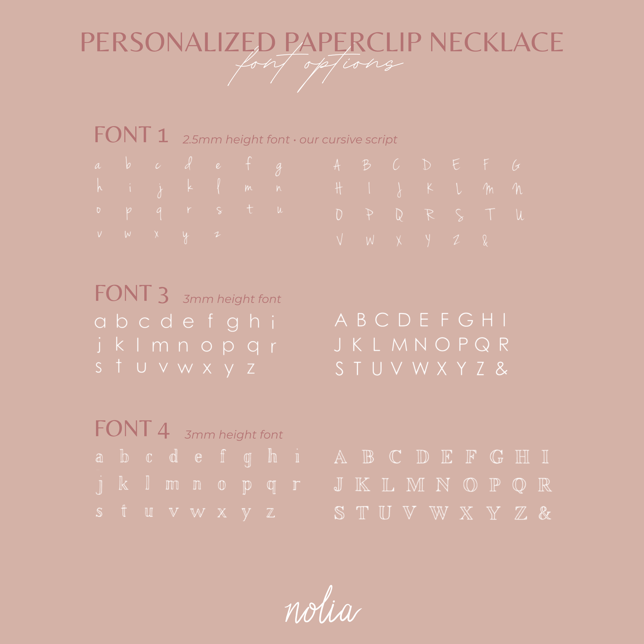 Personalized Paperclip Necklace - Nolia Jewelry - Meaningful + Sustainably Handcrafted Jewelry