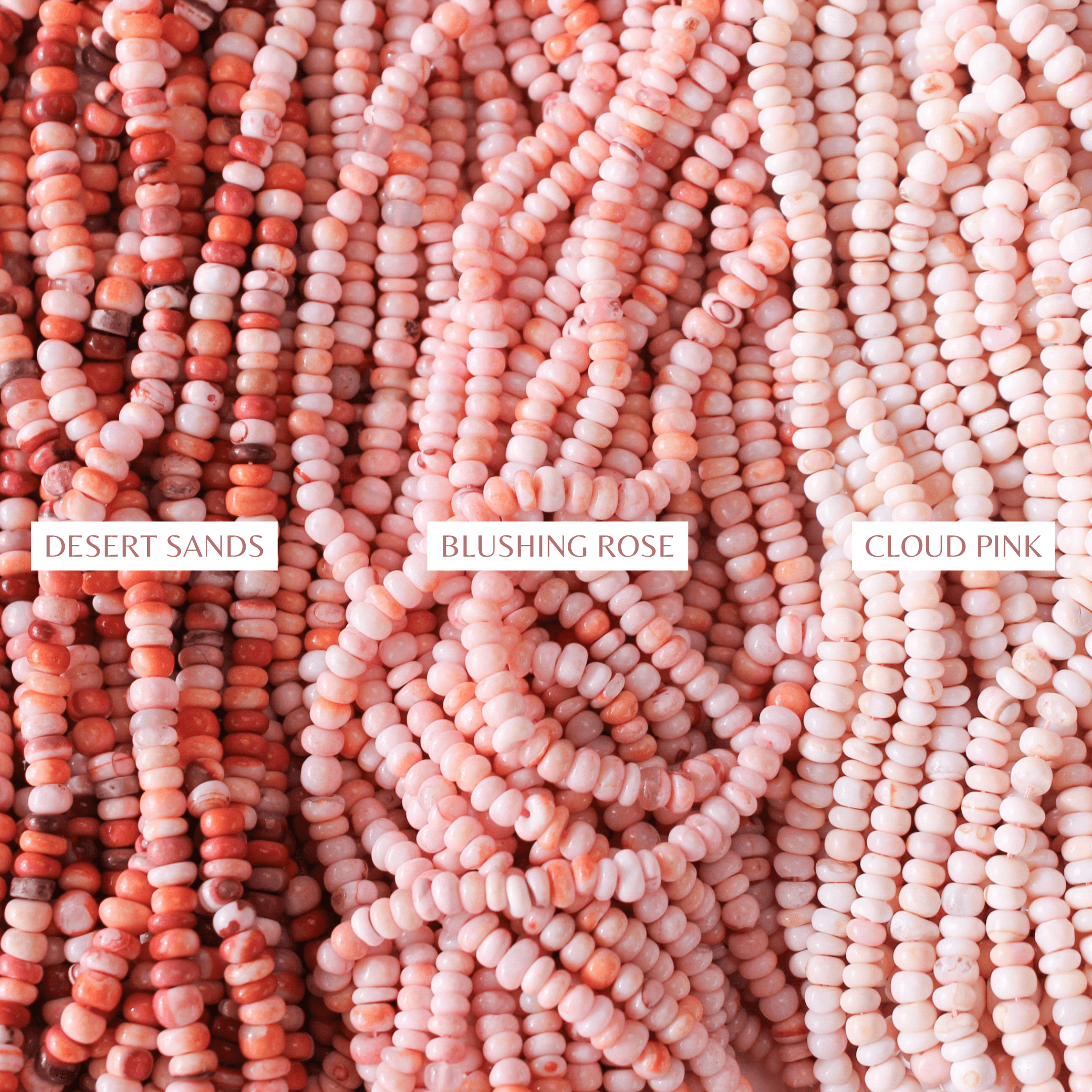 Pink Opal Beaded Necklace - Nolia Jewelry - Meaningful + Sustainably Handcrafted Jewelry
