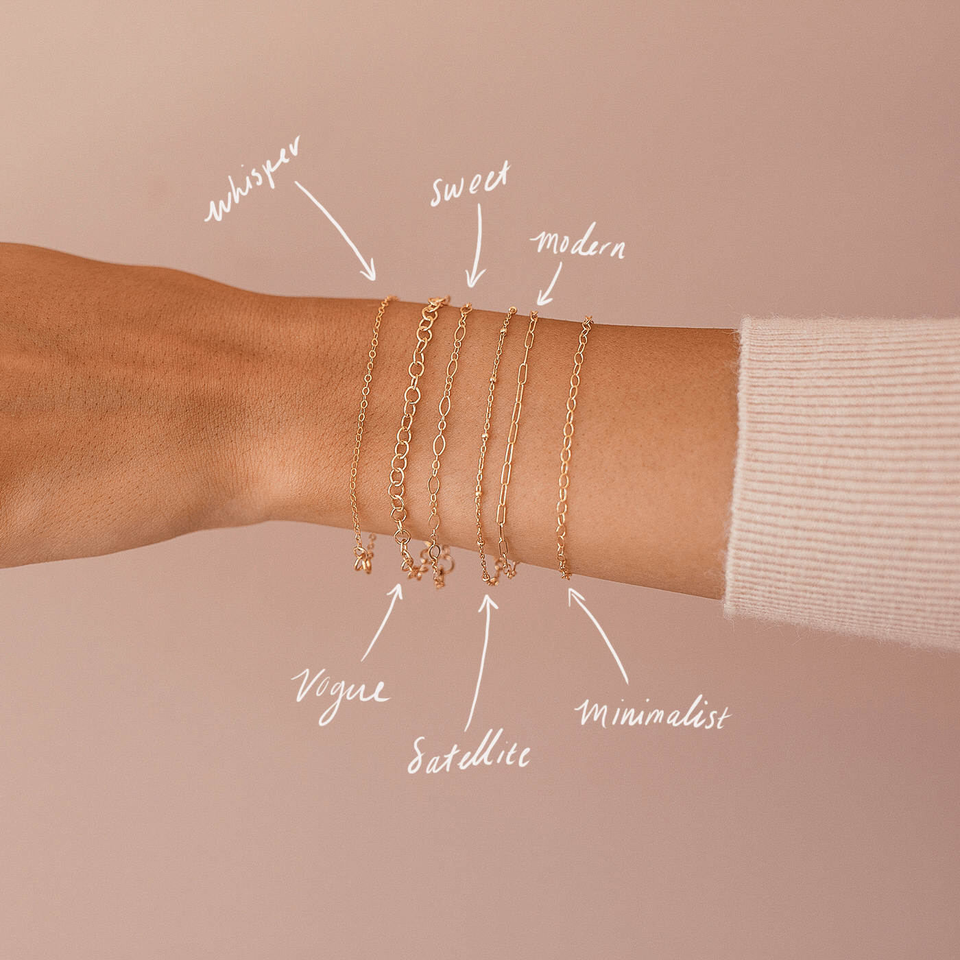 Satellite Chain Bracelet - Nolia Jewelry - Meaningful + Sustainably Handcrafted Jewelry